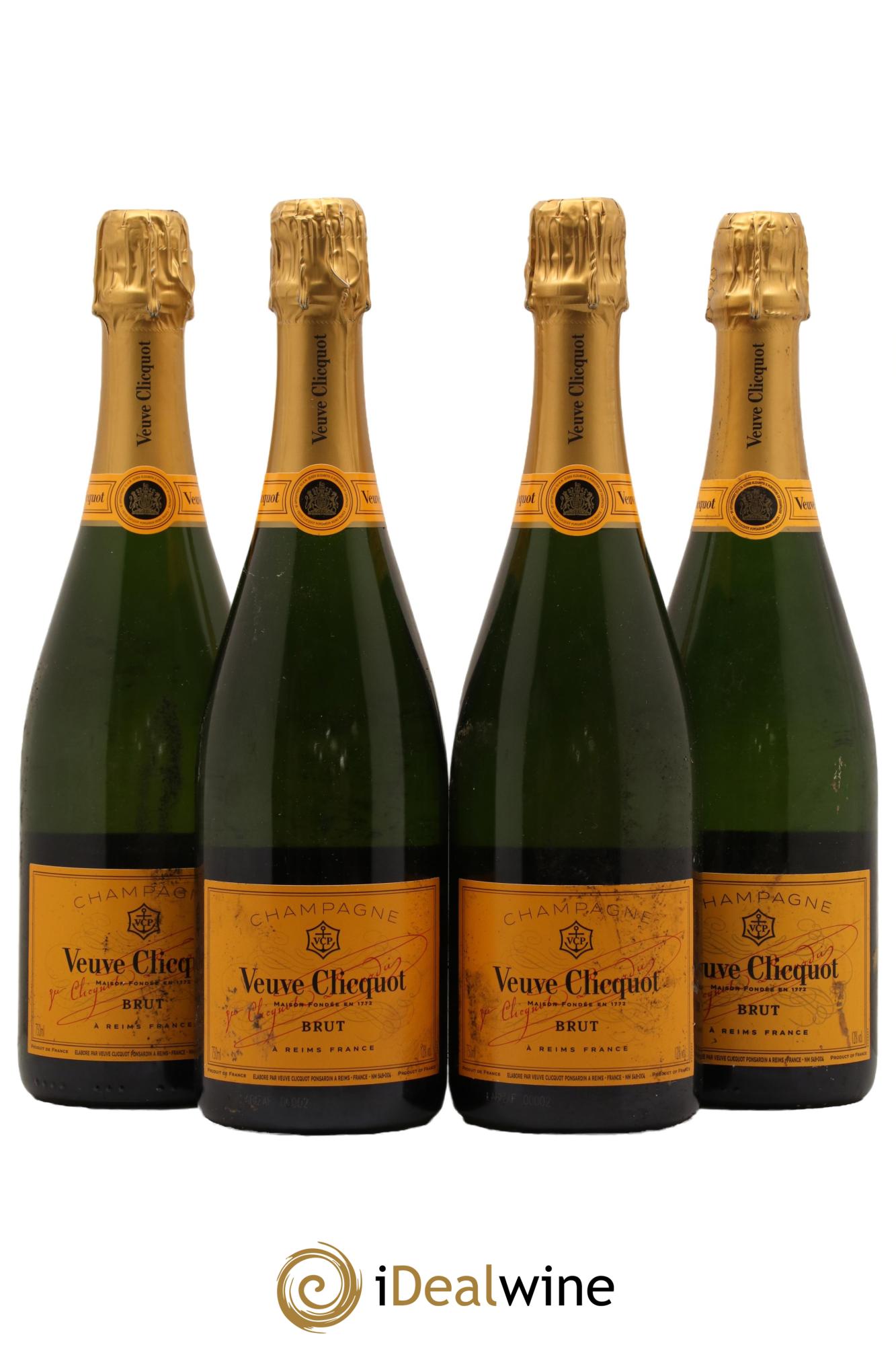 Carte Jaune Brut Veuve Clicquot - Lot de 4 bouteilles - 0