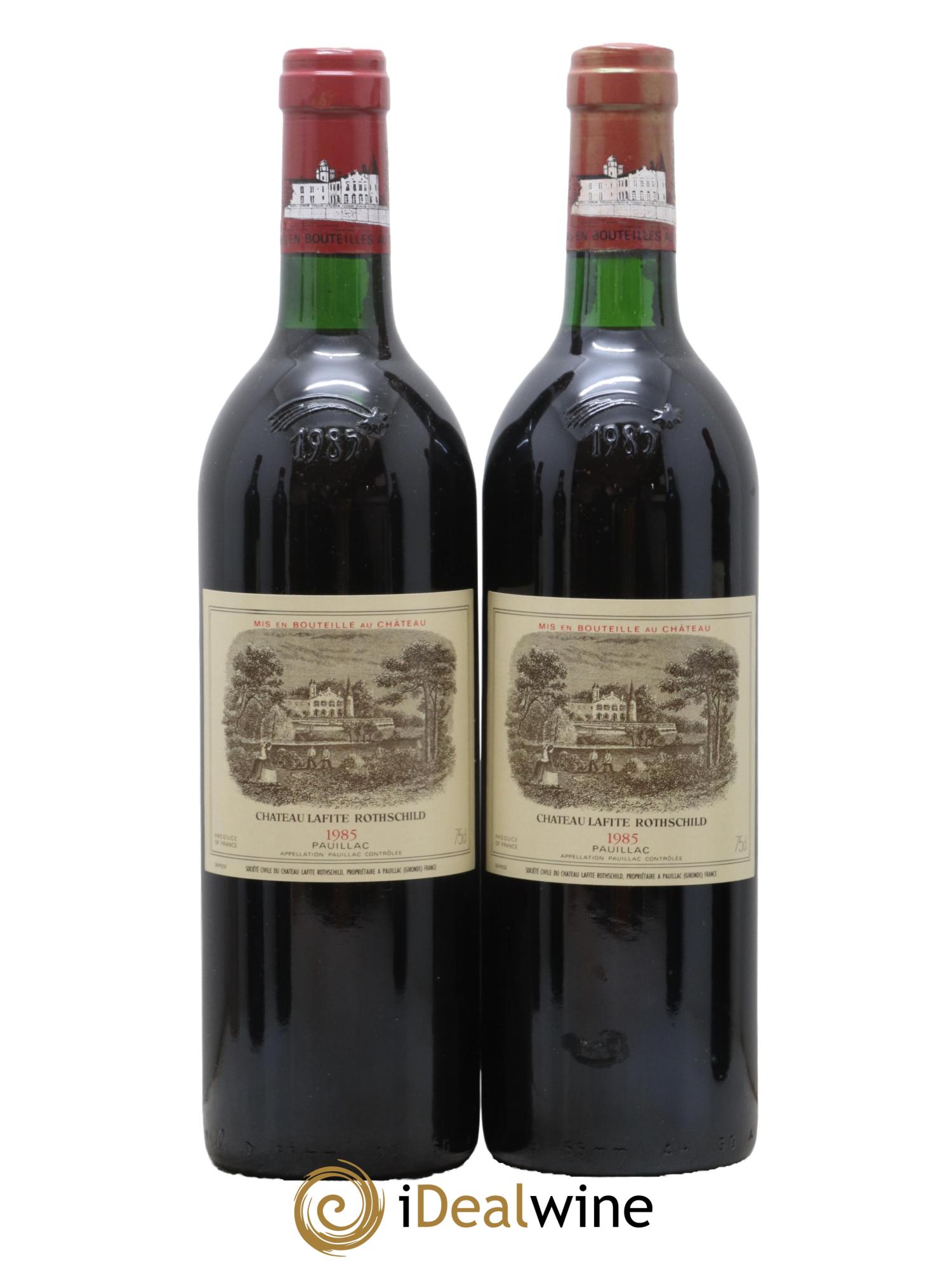 Château Lafite Rothschild 1er Grand Cru Classé 1985 - Lot de 2 bouteilles - 0