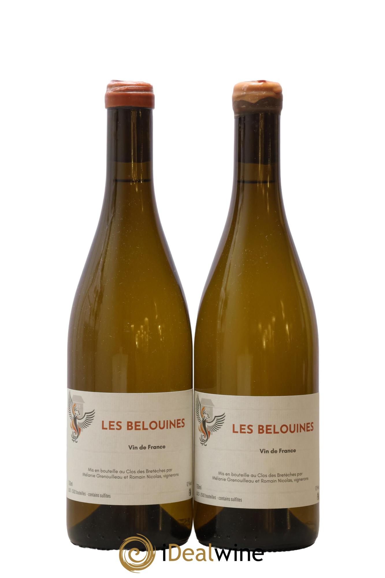 Vin de France Les Belouines Clos des Bretèches 2023 - Lot de 2 bouteilles - 0