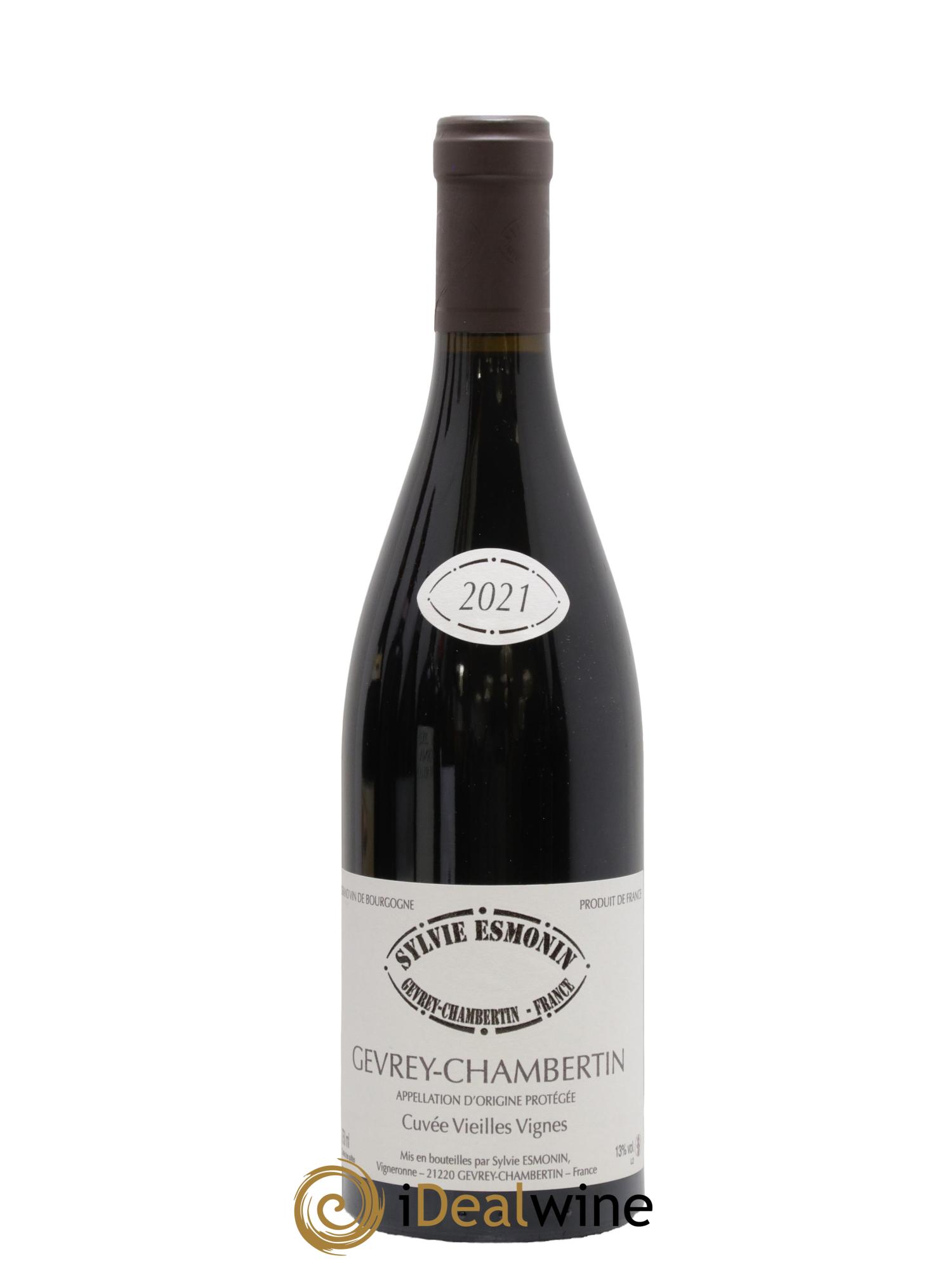 Gevrey-Chambertin Vieilles Vignes Sylvie Esmonin 2021 - Lot de 1 bouteille - 0