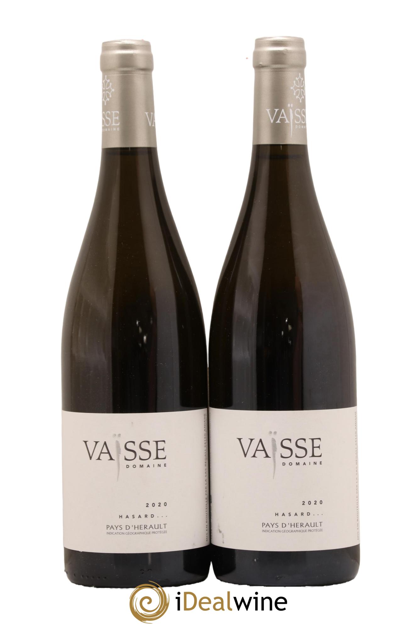 Pays d'Hérault Hasard Vaisse (Domaine) 2020 - Lot de 2 bouteilles - 0