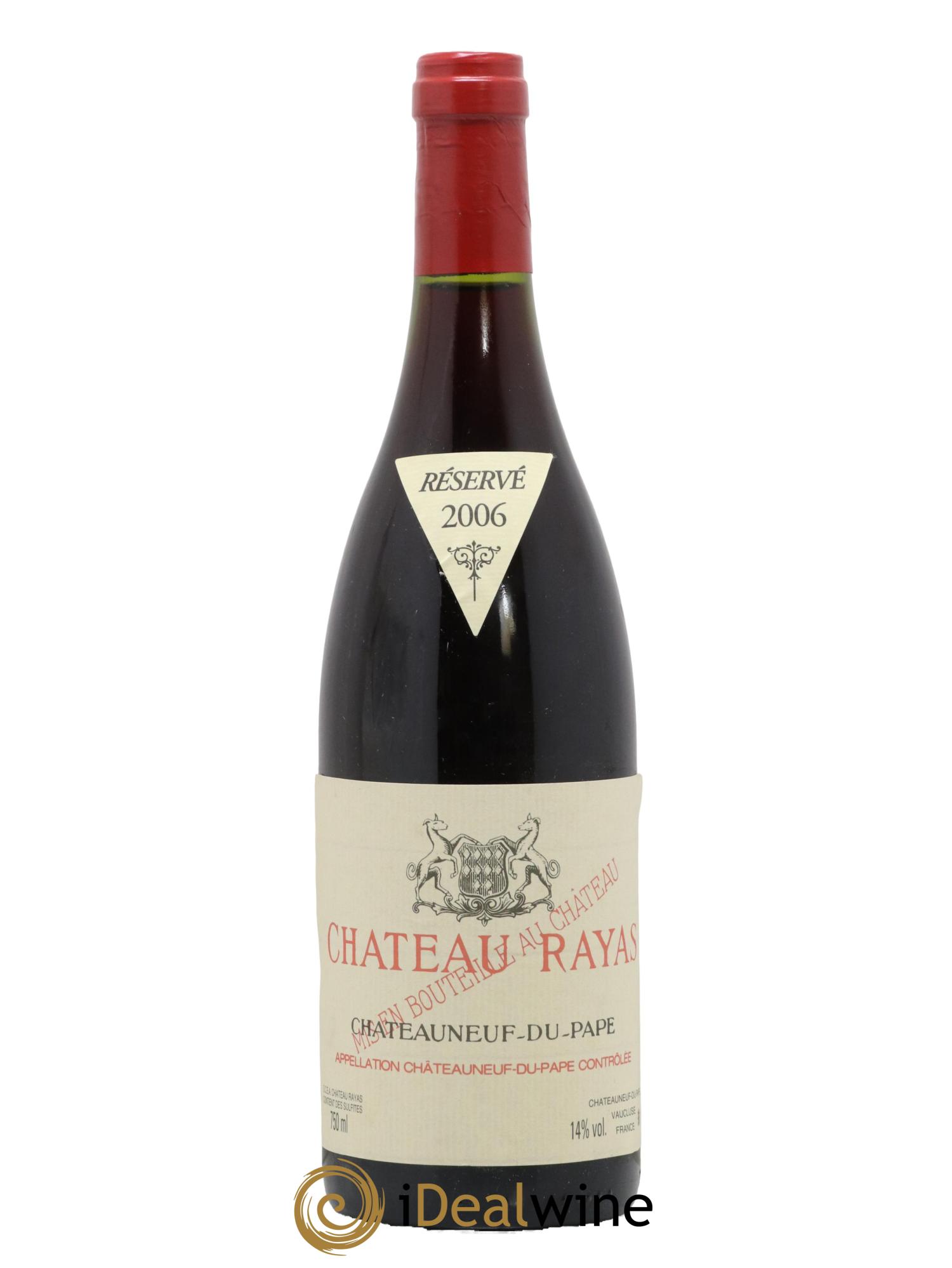 Châteauneuf-du-Pape Château Rayas Emmanuel Reynaud 2006 - Lot de 1 bouteille - 0