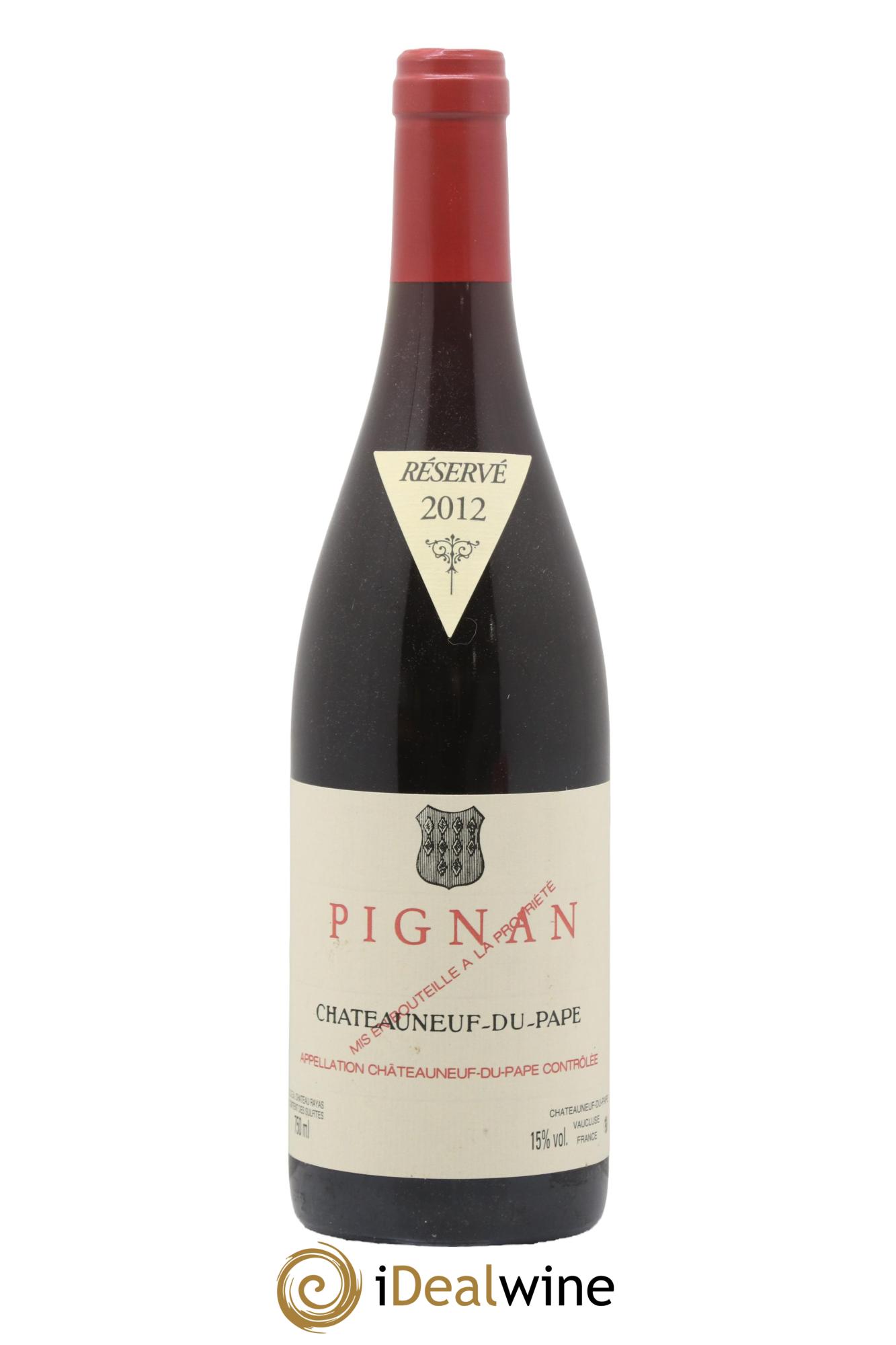 Châteauneuf-du-Pape Pignan Emmanuel Reynaud 2012 - Posten von 1 Flasche - 0