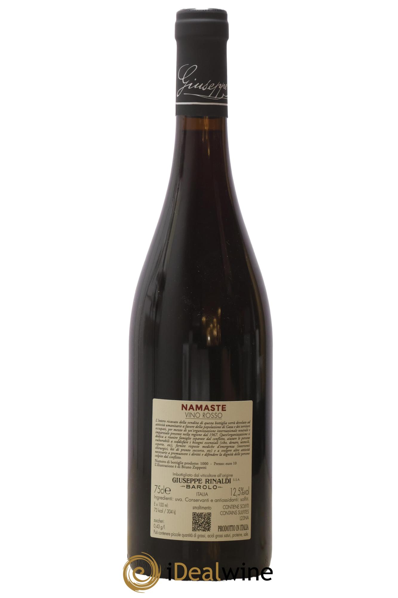 Piémont Namaste Giuseppe Rinaldi - Lot de 1 bouteille - 1