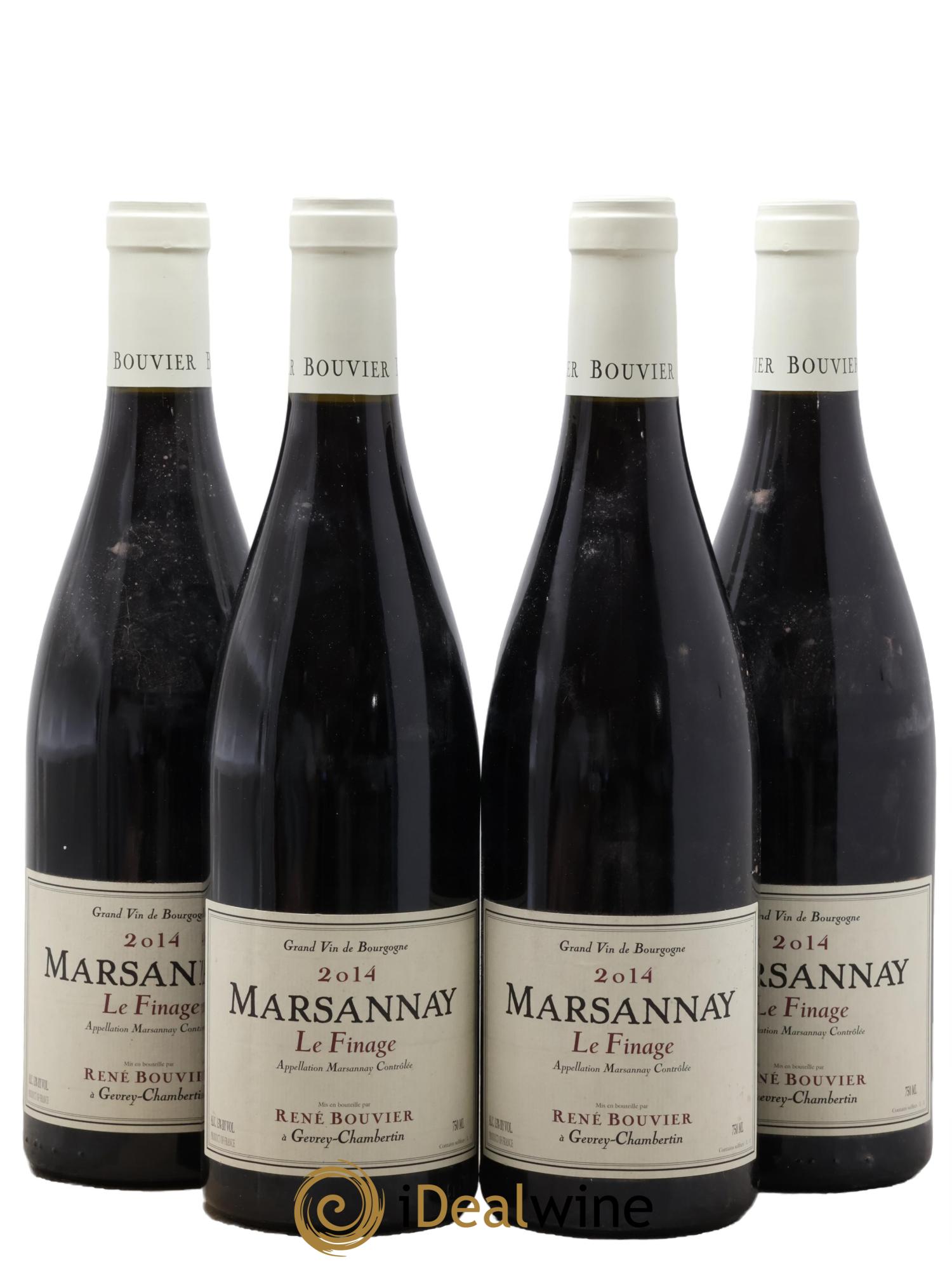 Marsannay Le Finage René Bouvier (Domaine) 2014 - Lotto di 4 bottiglie - 0