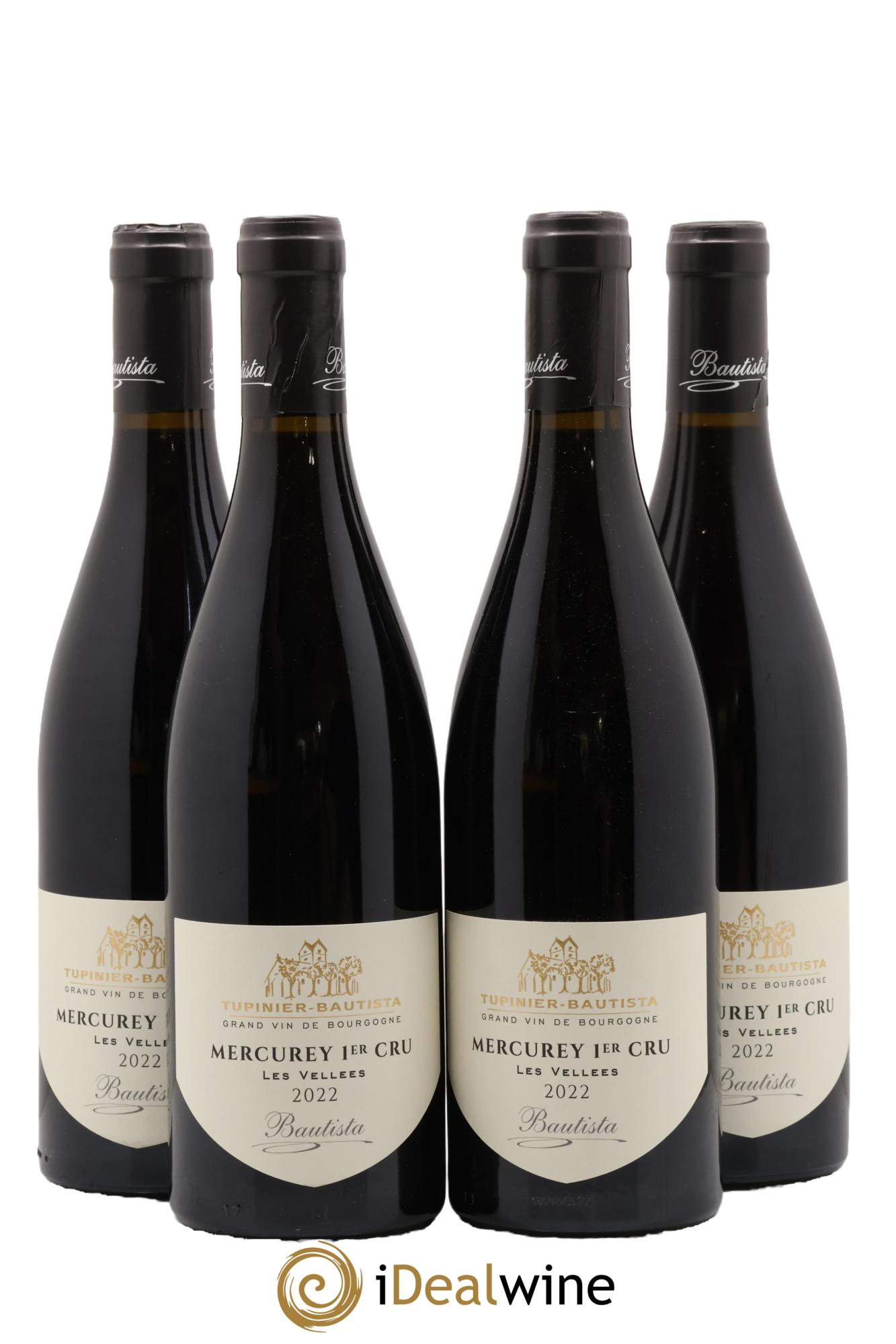 Mercurey 1er Cru Les Vellees Tupinier Bautista 2022 - Posten von 4 Flaschen - 0