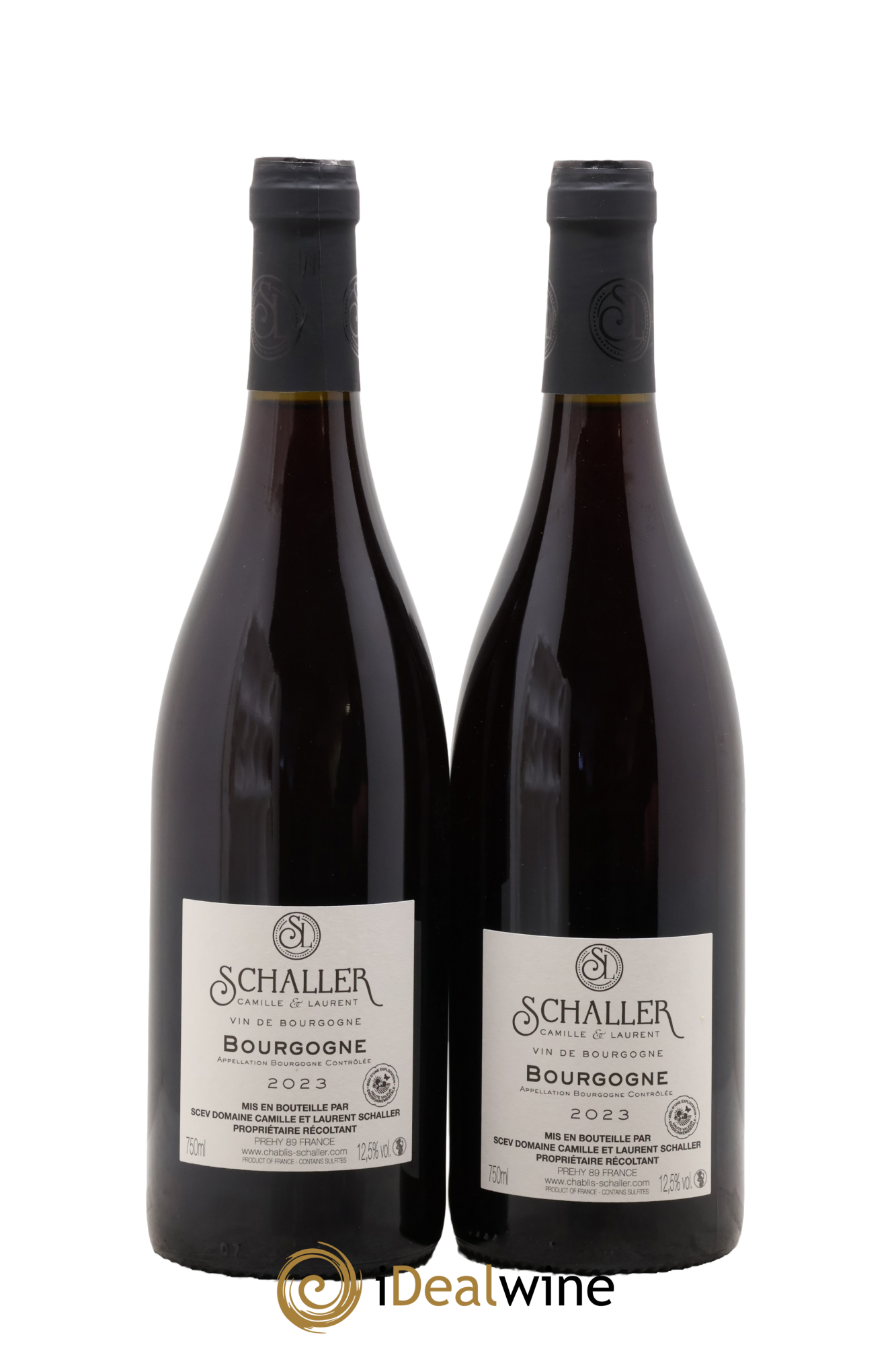 Bourgogne Pinot Noir Camille & Laurent Schaller 2023 - Lotto di 2 bottiglie - 1
