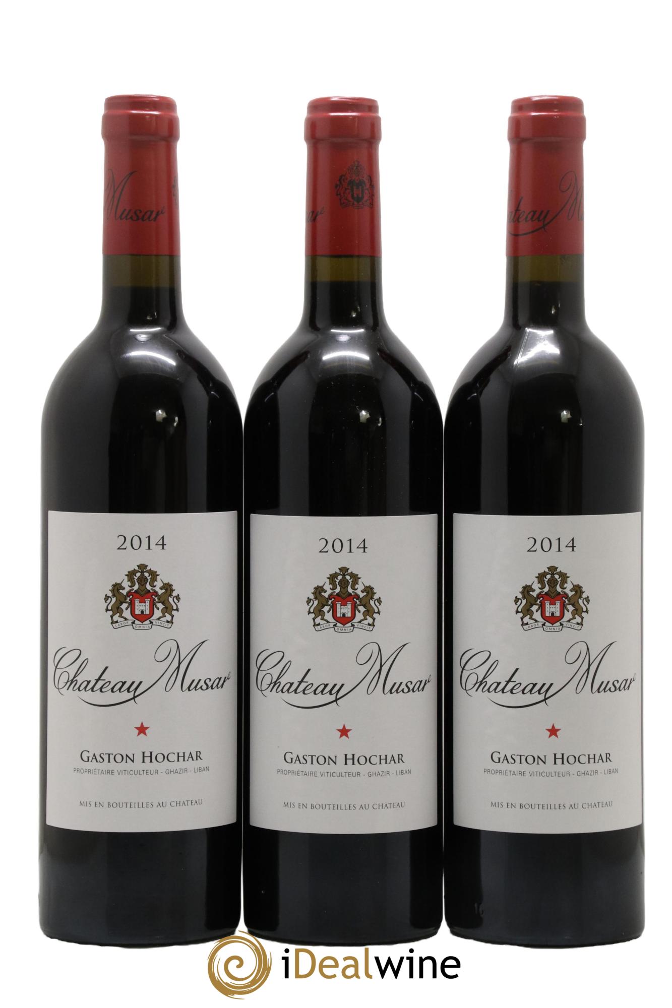 Château Musar Serge Hochar 2014 - Lotto di 3 bottiglie - 0