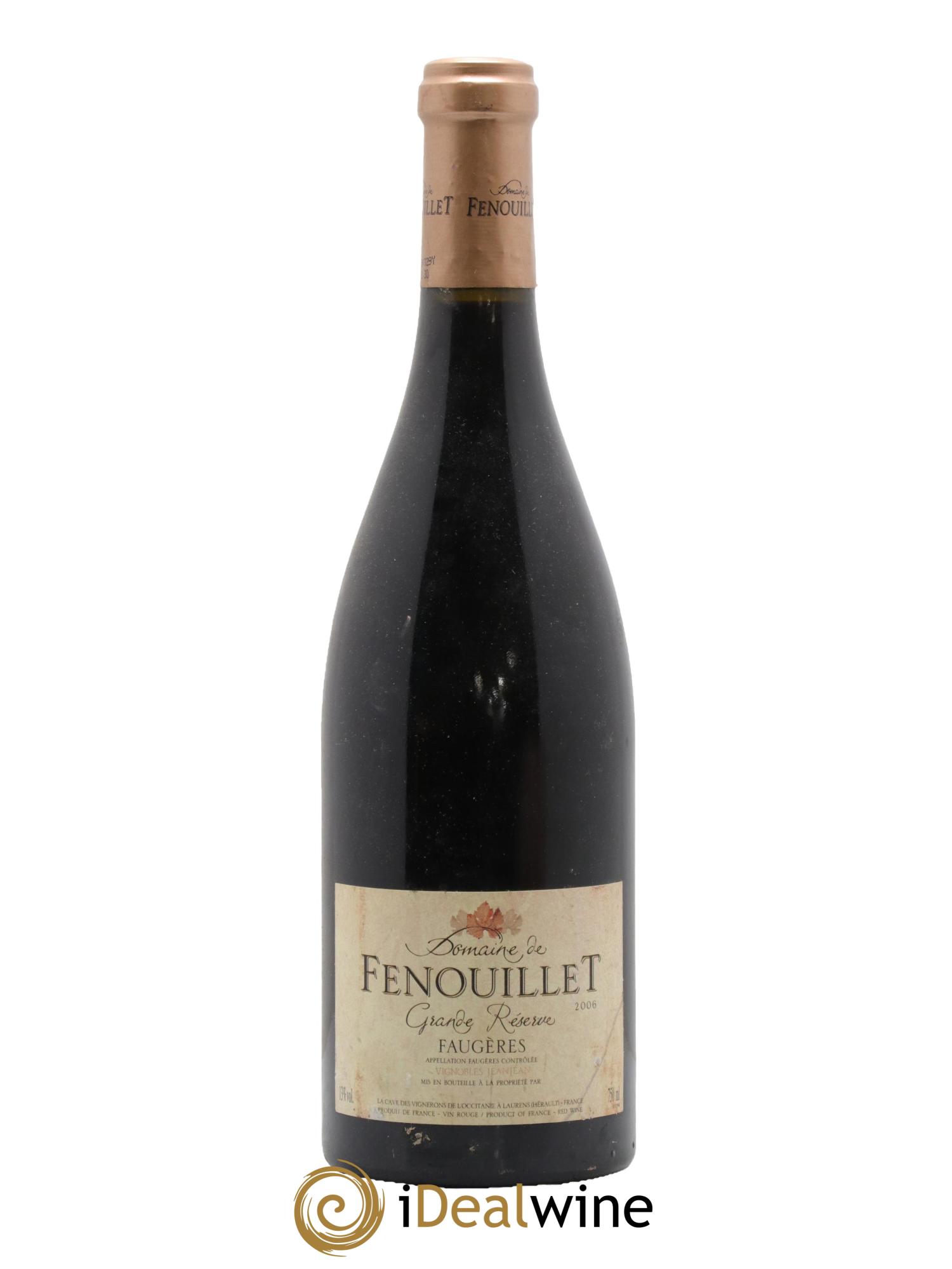 Faugères Grande Réserve Domaine de Fenouillet 2006 - Lot de 1 bouteille - 0