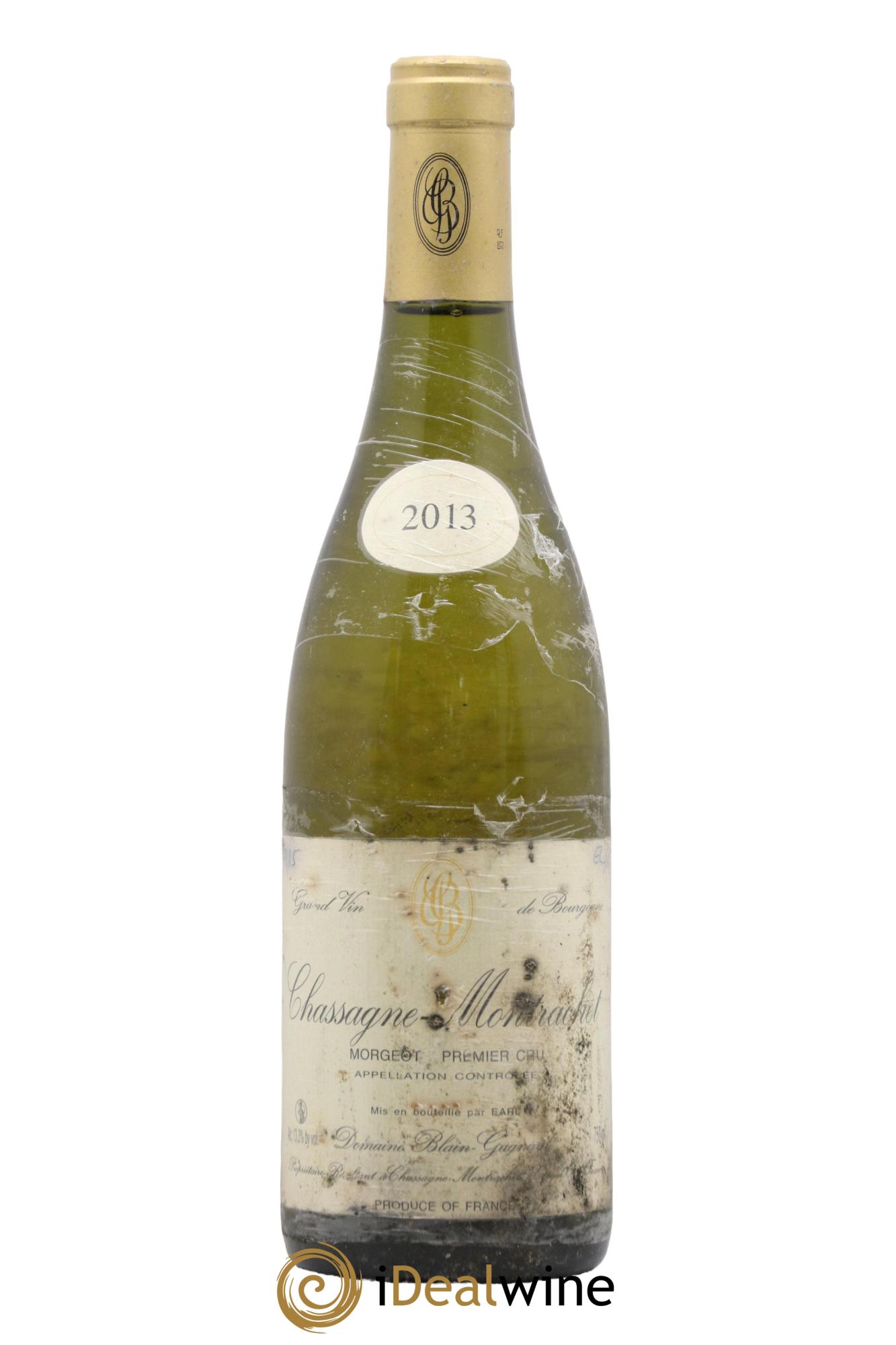 Chassagne-Montrachet 1er Cru Morgeot Blain-Gagnard (Domaine) 2013 - Lot de 1 bouteille - 0