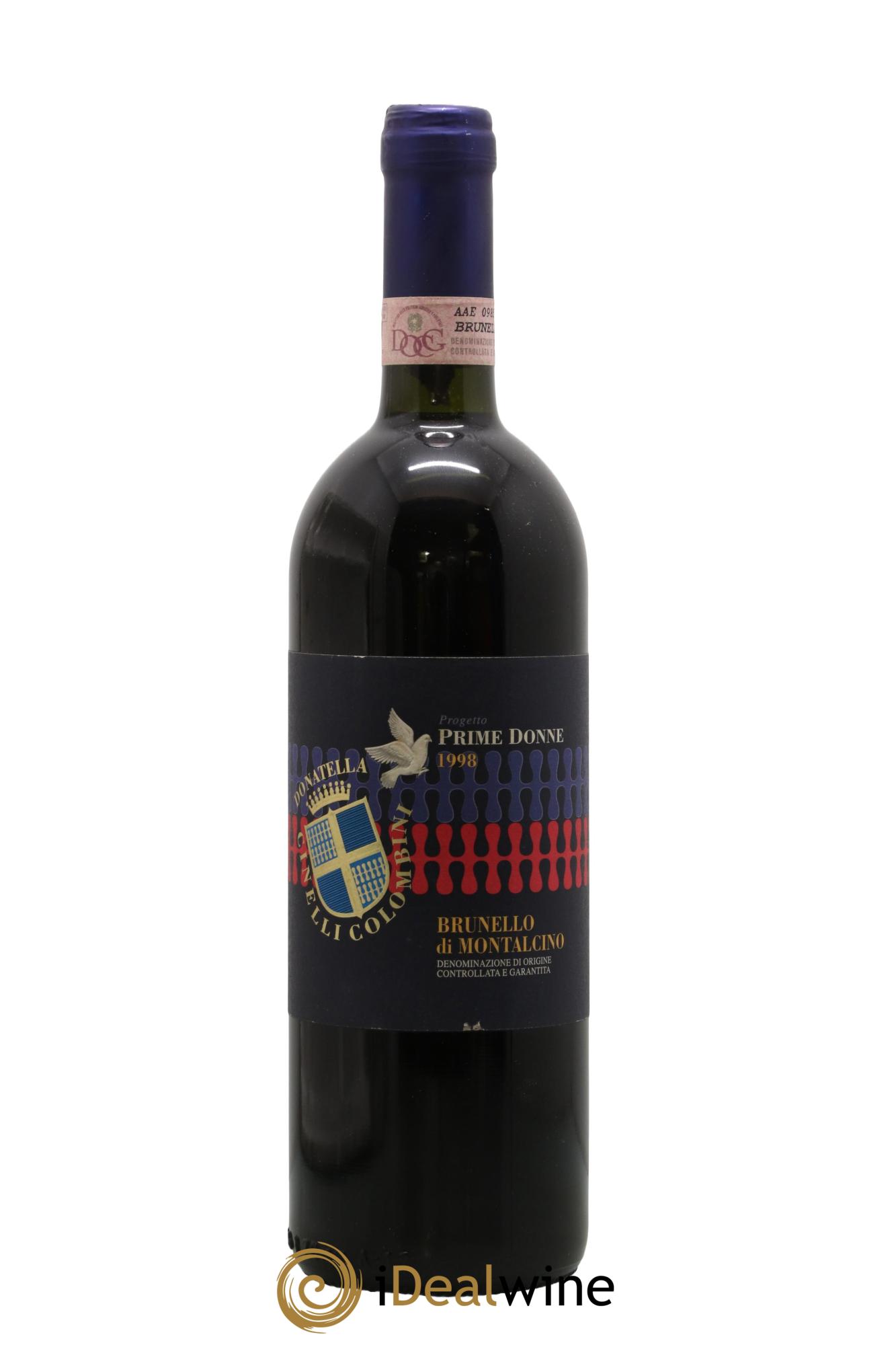 Brunello di Montalcino Prime Donne Cinelli Colombini Donatella 1998 - Posten von 1 Flasche - 0