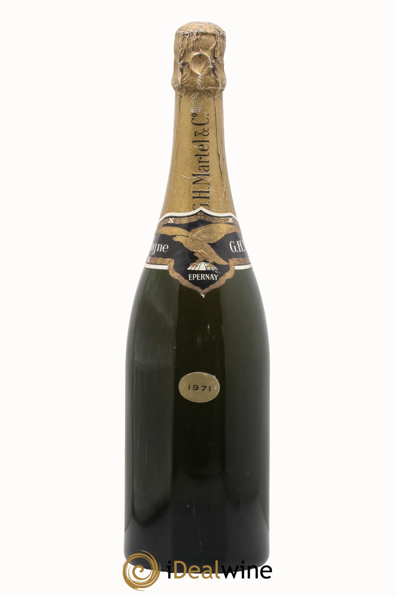 Champagne G.H Martel 1971 - Lot de 1 bouteille - 0