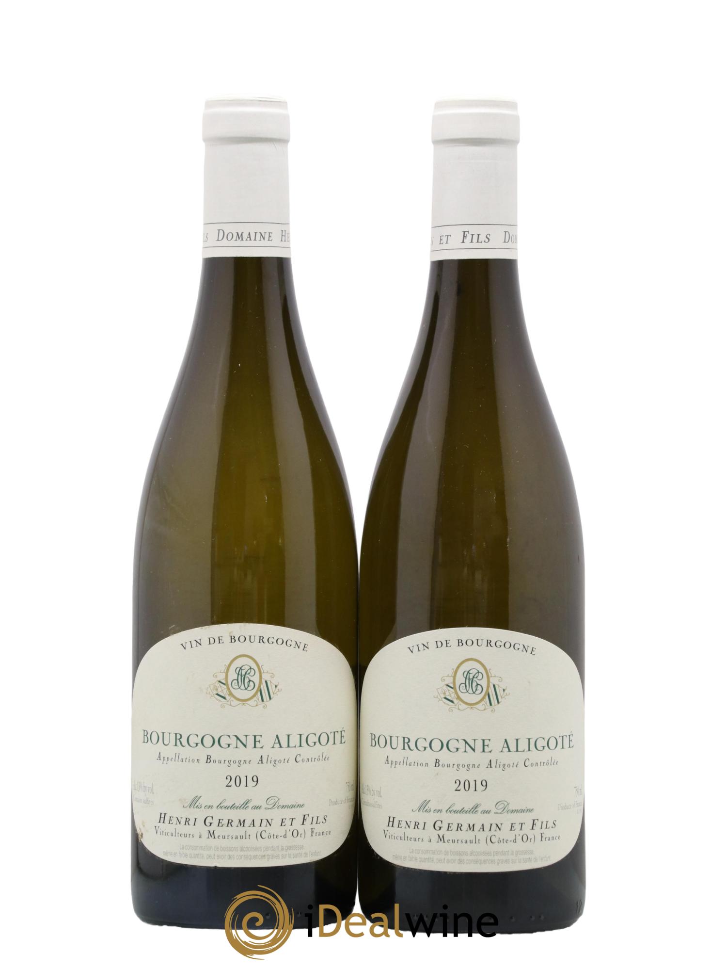 Bourgogne Aligote Domaine Henri Germain et Fils 2019 - Lot de 2 bouteilles - 0