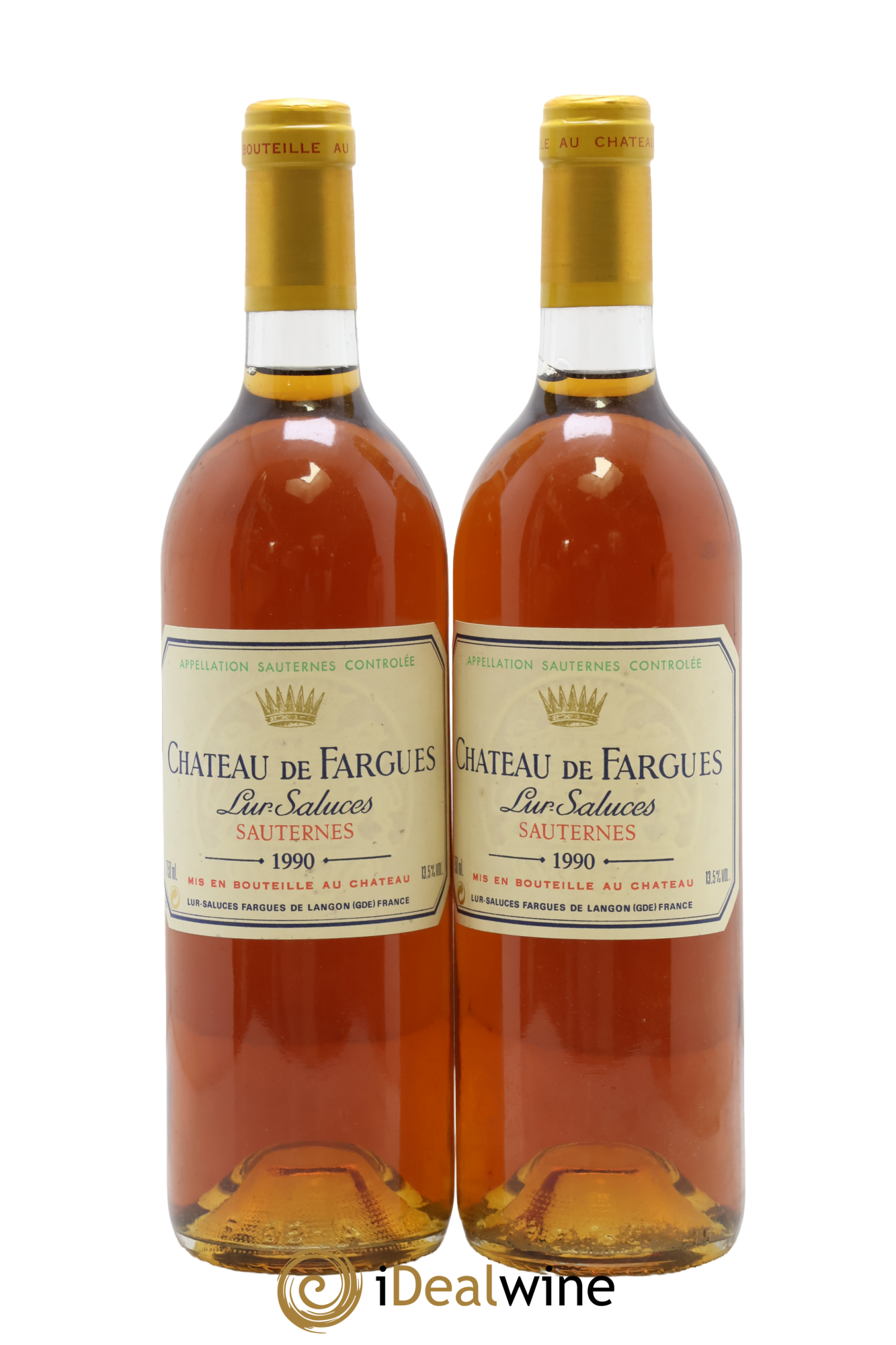 Château de Fargues 1990 - Posten von 2 Flaschen - 0