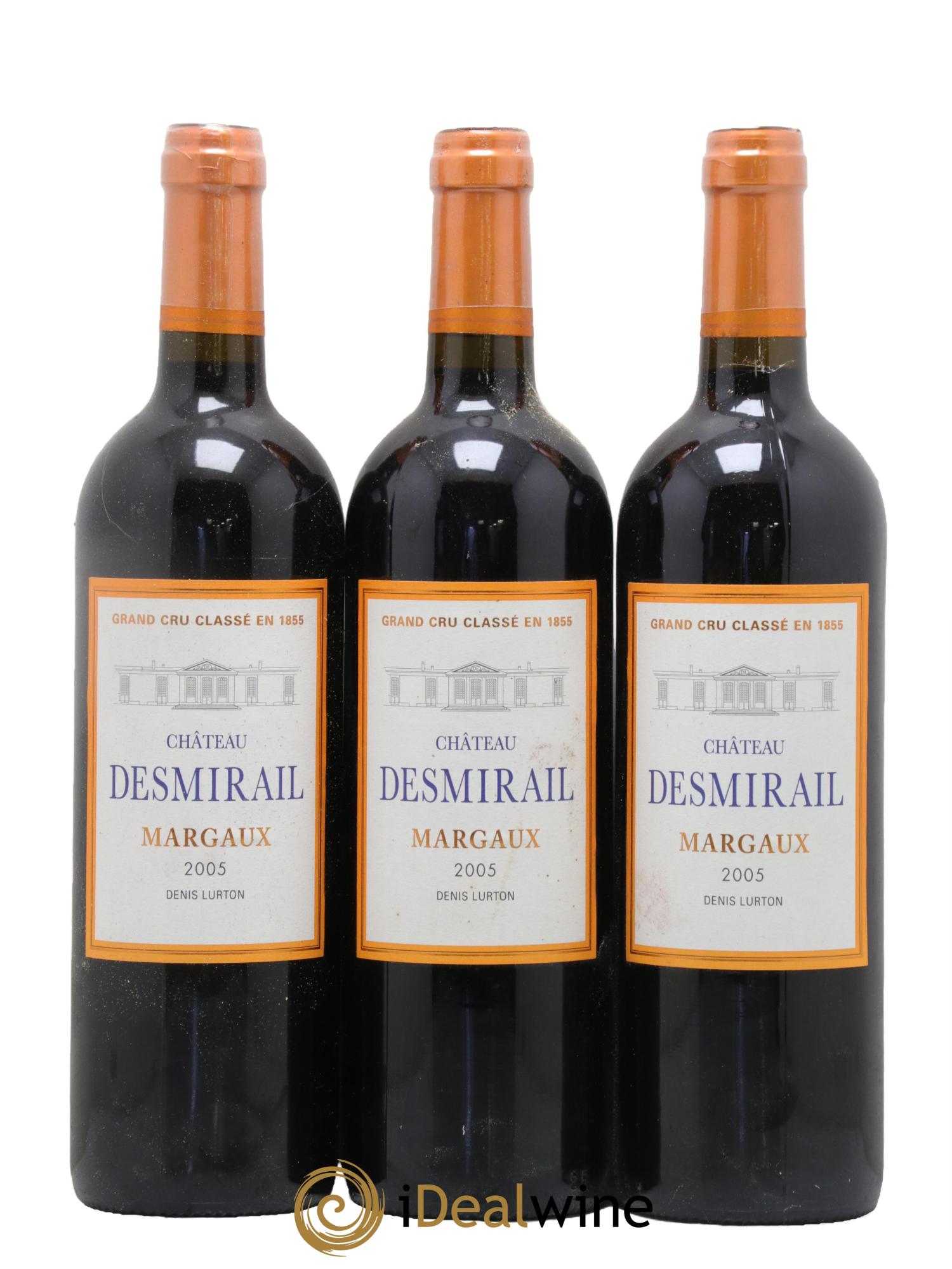 Château Desmirail 3ème Grand Cru Classé 2005 - Lot de 6 bouteilles - 2