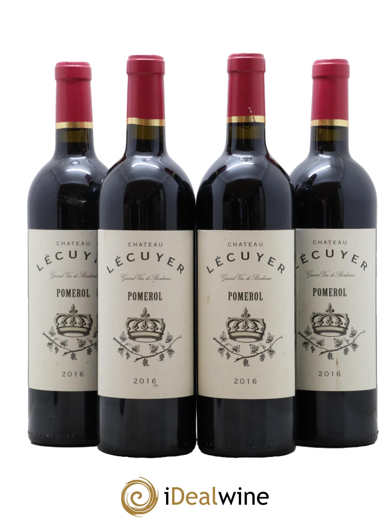 Pomerol Chateau Lécuyer 2016 - Lot de 4 bouteilles - 0