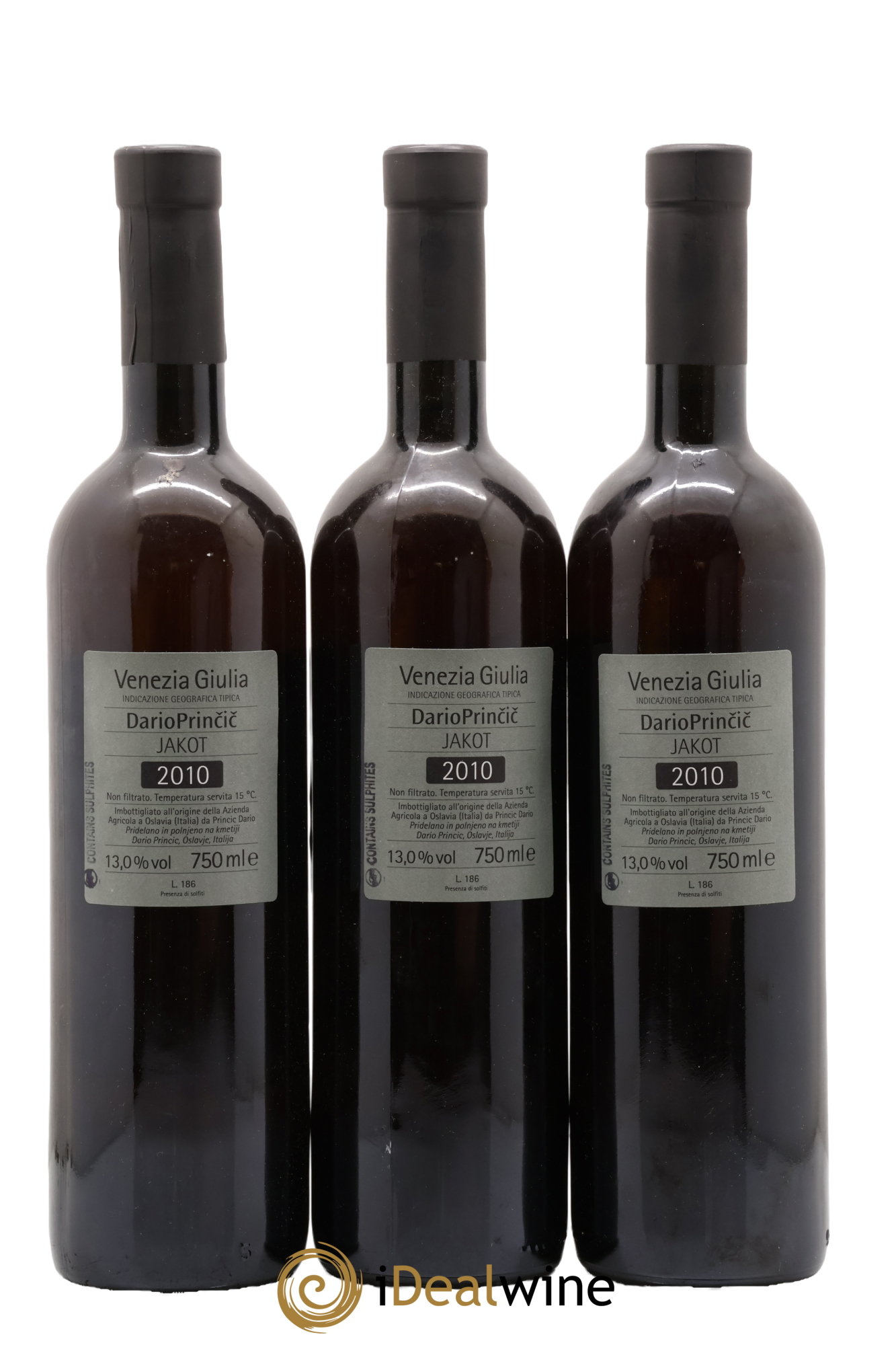 IGT Venezia Giulia Jakot Dario Princic 2010 - Lot of 3 bottles - 1