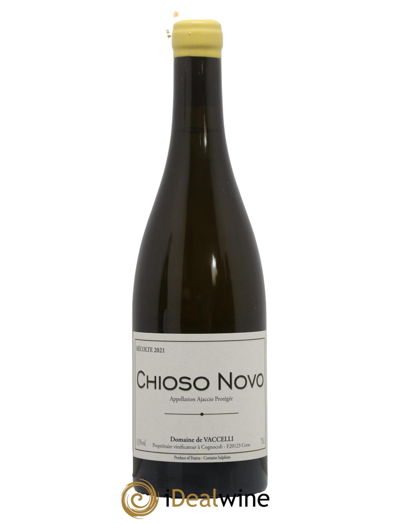 Ajaccio Chioso Novo Vaccelli 2021 - Lot de 1 bouteille - 0