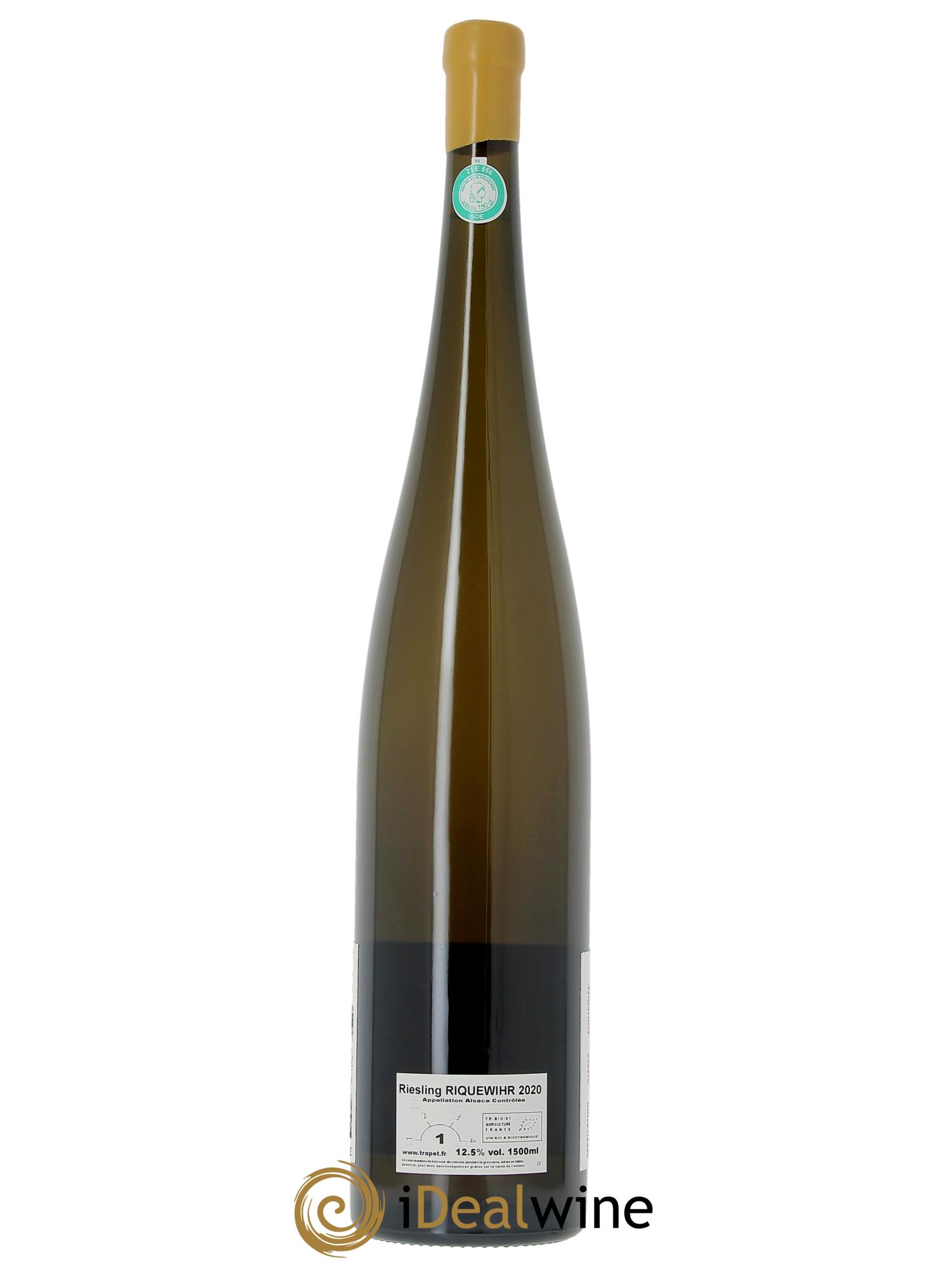 Alsace Riesling Riquewihr Domaine Trapet 2020 - Lot de 1 magnum - 3