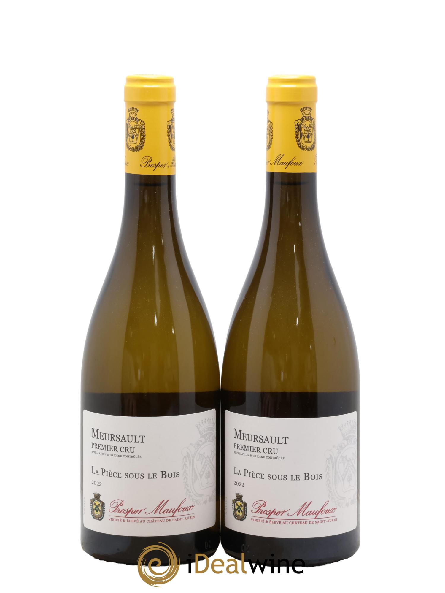 Meursault 1er Cru La Pièce Sous le Bois Prosper Maufoux  2022 - Posten von 2 Flaschen - 0