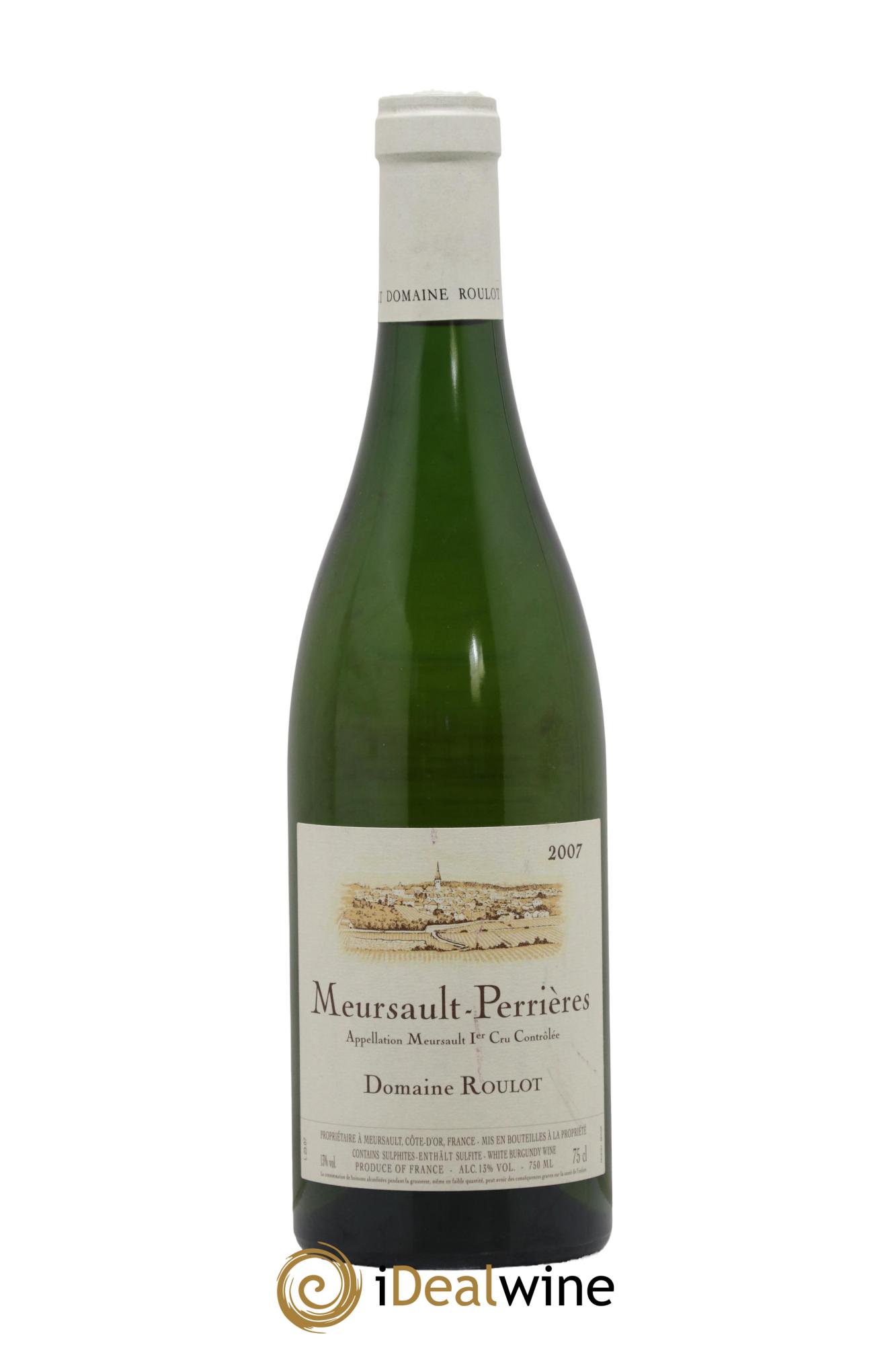Meursault 1er Cru Perrières Roulot (Domaine) 2007 - Lot of 1 bottle - 0