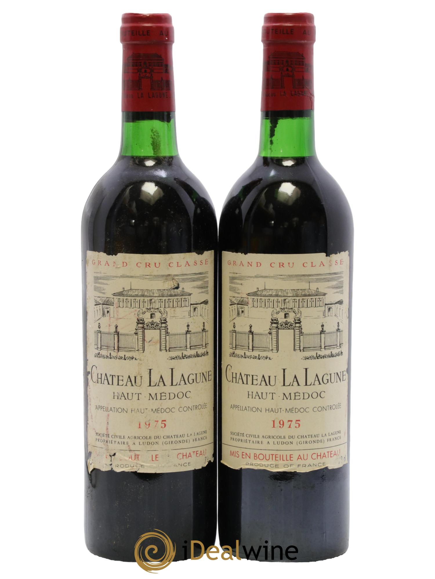 Château la Lagune 3ème Grand Cru Classé 1975 - Posten von 2 Flaschen - 0