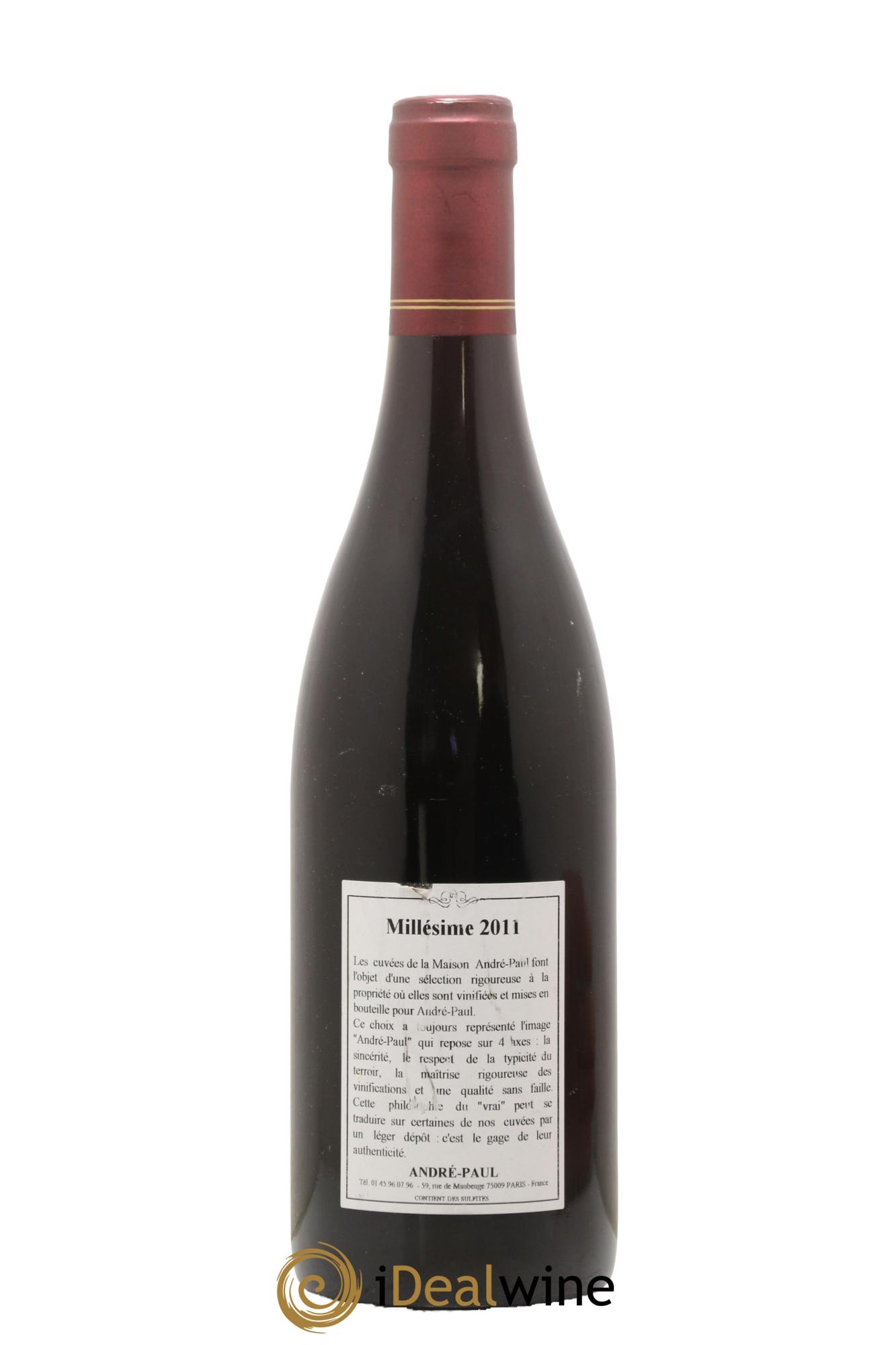 Pommard Les Riottes Bernard & Thierry Glantenay 2011 - Lot de 1 bouteille - 1