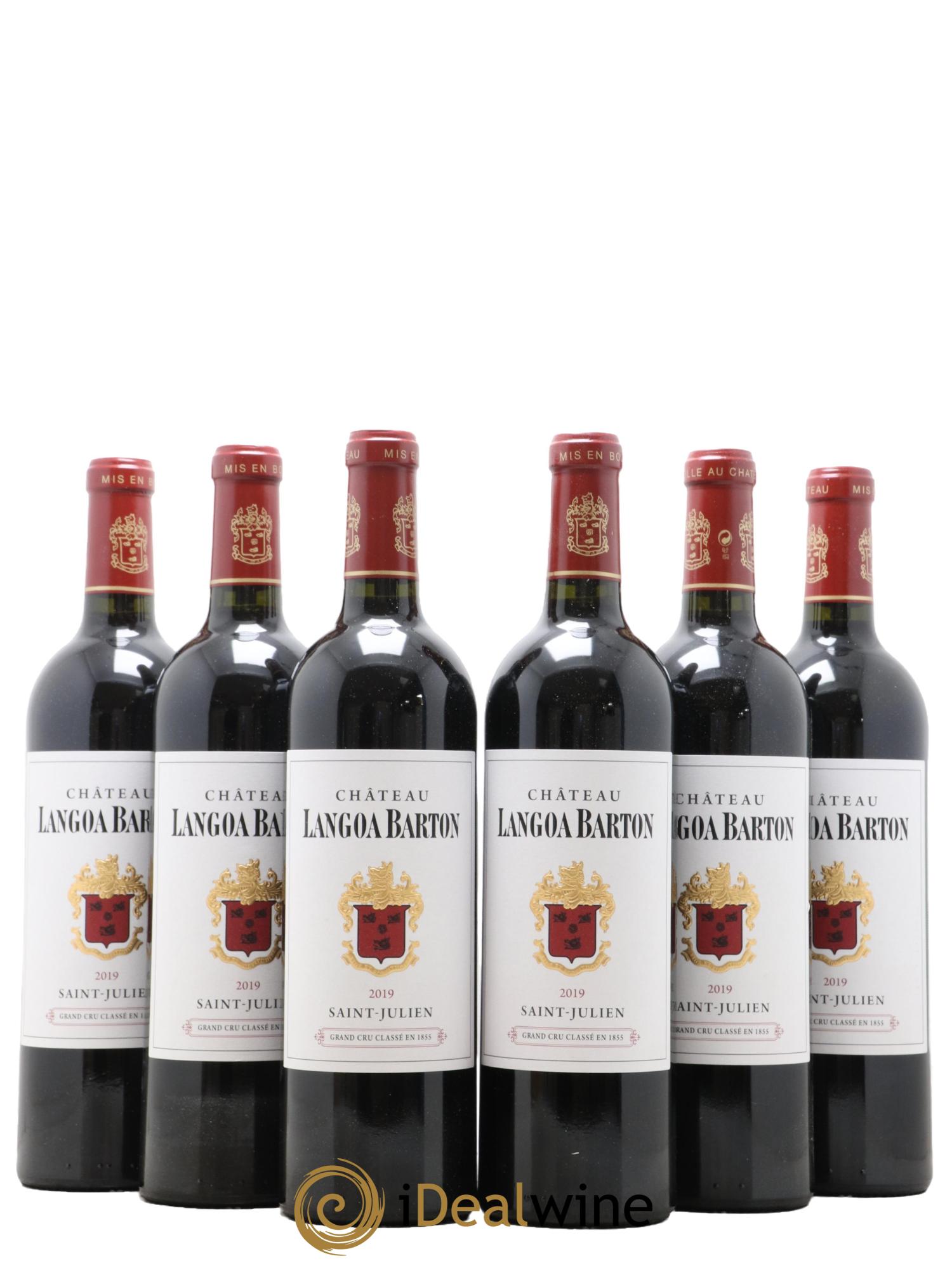 Château Langoa Barton 3ème Grand Cru Classé 2019 - Lot de 6 bouteilles - 0