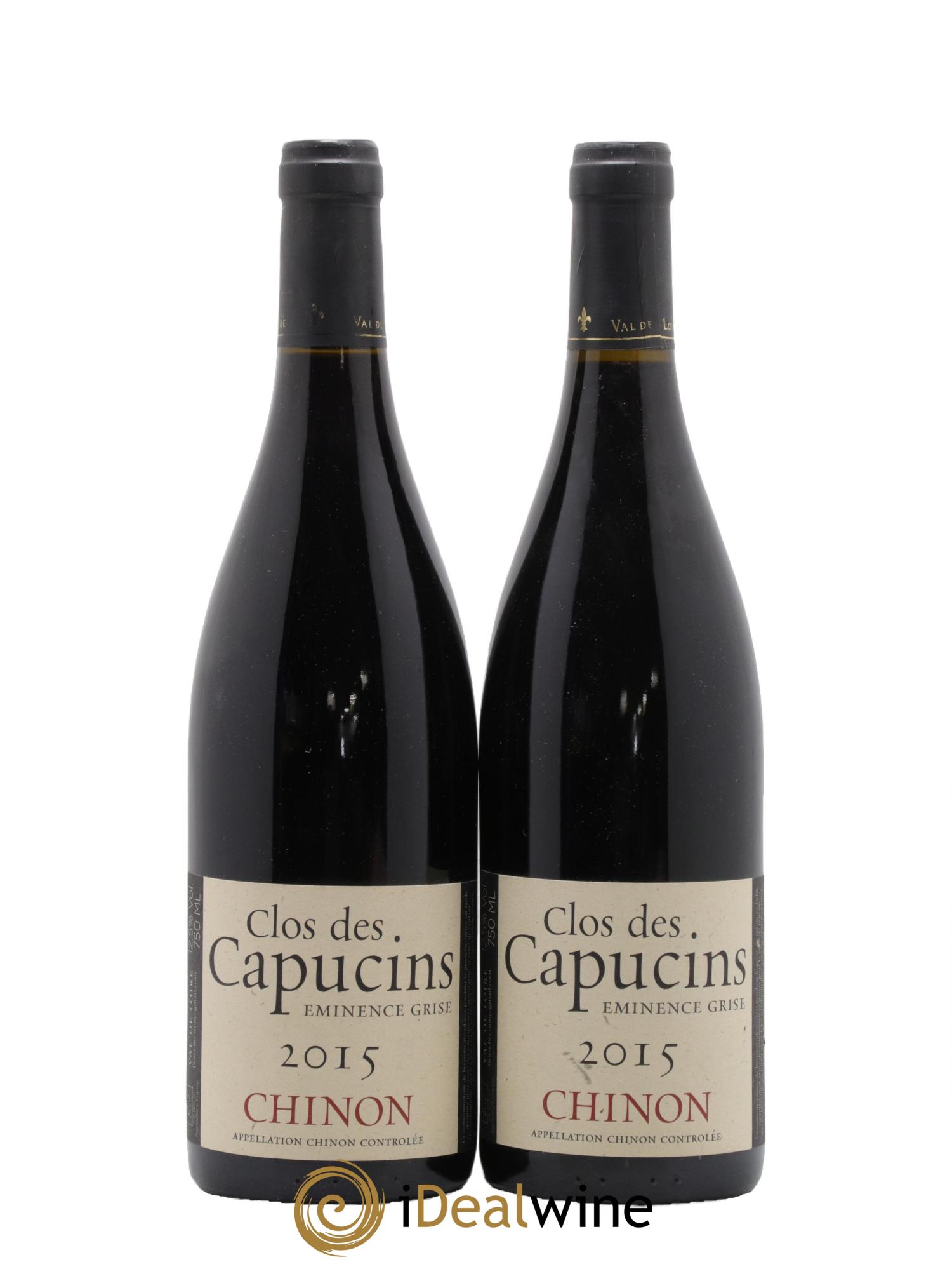 Chinon Eminence Grise Clos des Capucins - Fiona Beeston 2015 - Lot de 2 bouteilles - 0
