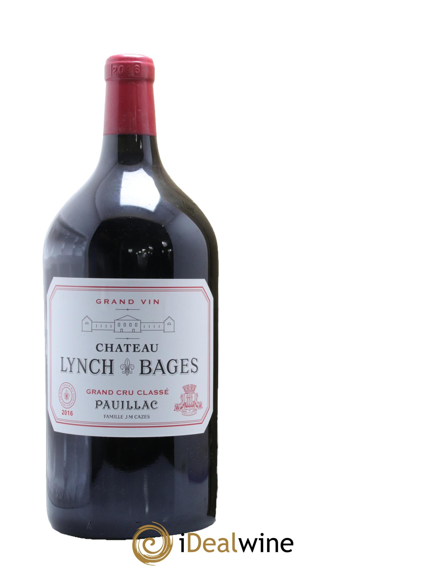 Château Lynch Bages 5ème Grand Cru Classé 2016 - Lot de 1 double magnum - 0