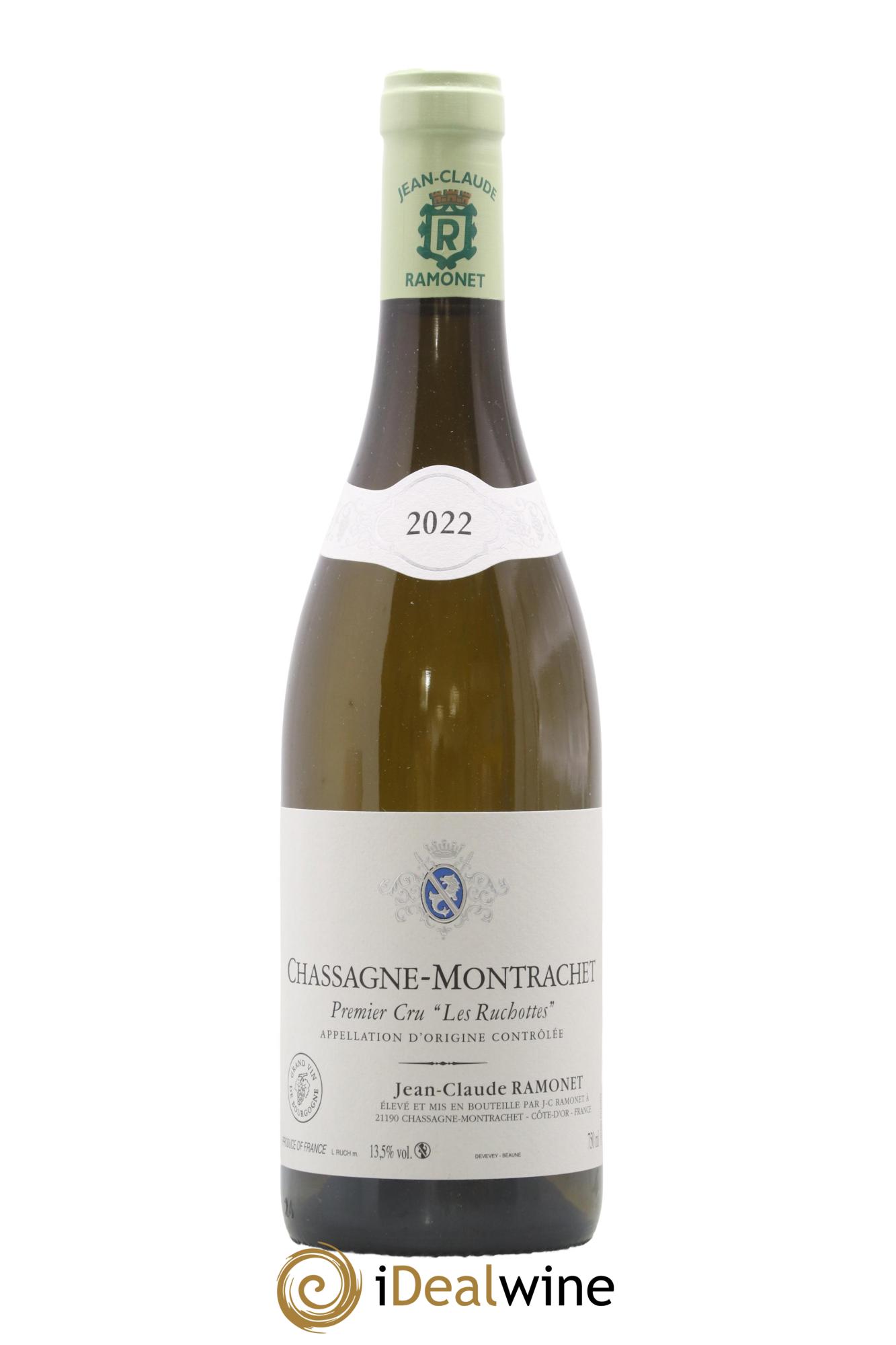 Chassagne-Montrachet 1er Cru Les Ruchottes Ramonet (Domaine) 2022 - Lot de 1 bouteille - 0