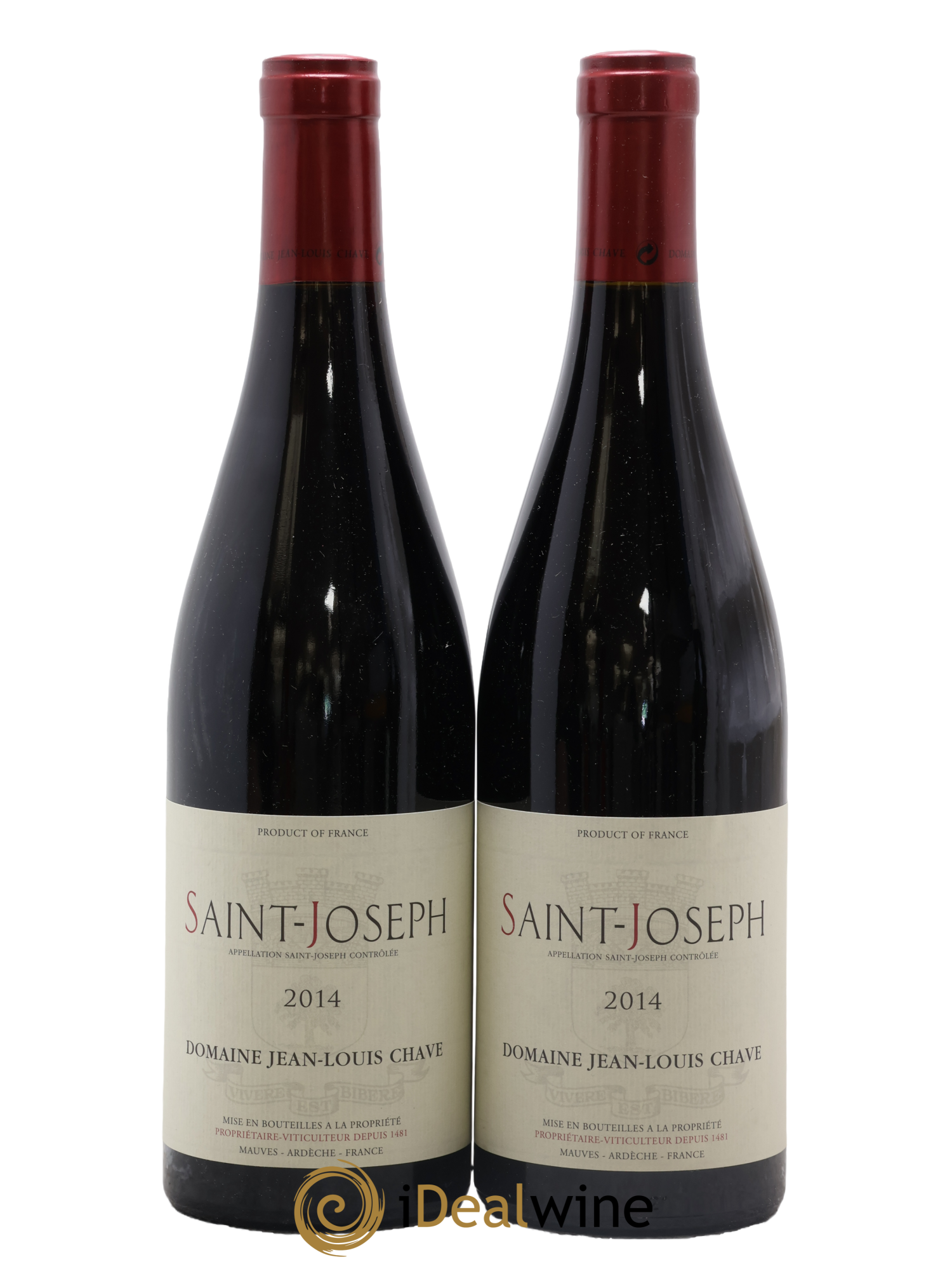 Saint-Joseph Jean-Louis Chave 2014 - Lot of 2 bottles - 0