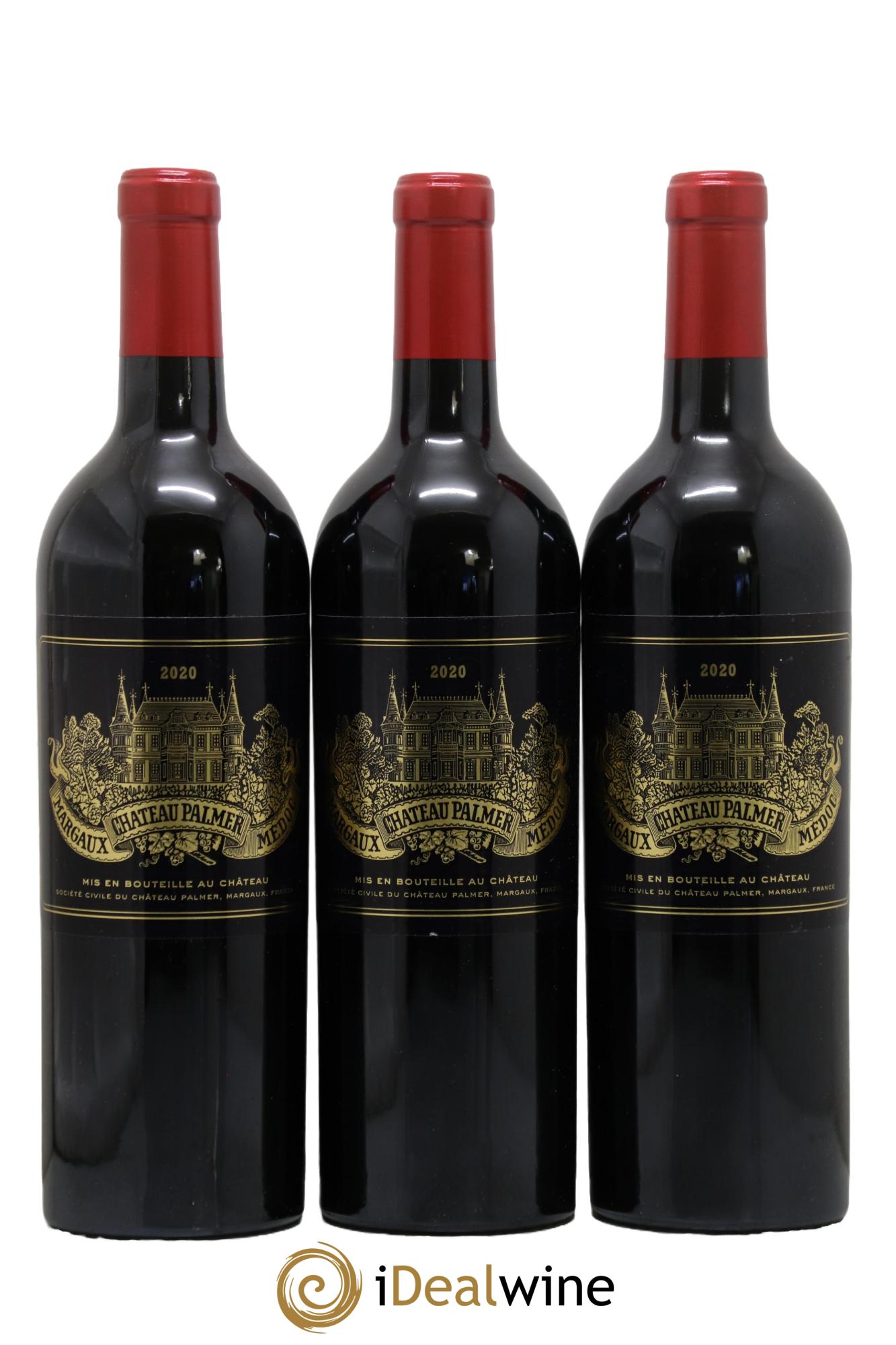 Château Palmer 3ème Grand Cru Classé  2020 - Lot de 3 bouteilles - 0