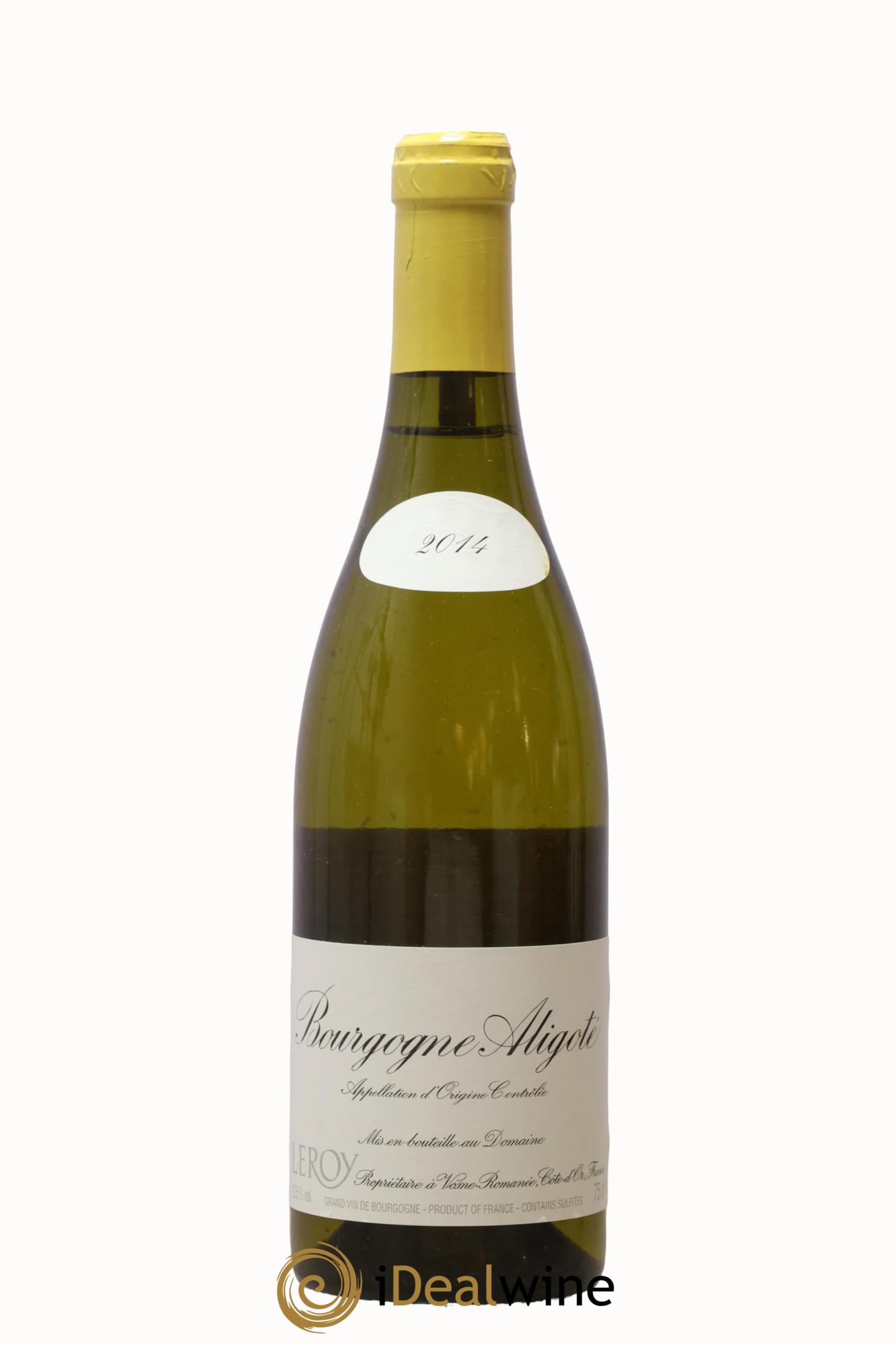 Bourgogne Aligoté Leroy (Domaine) 2014 - Lot de 1 bouteille - 0