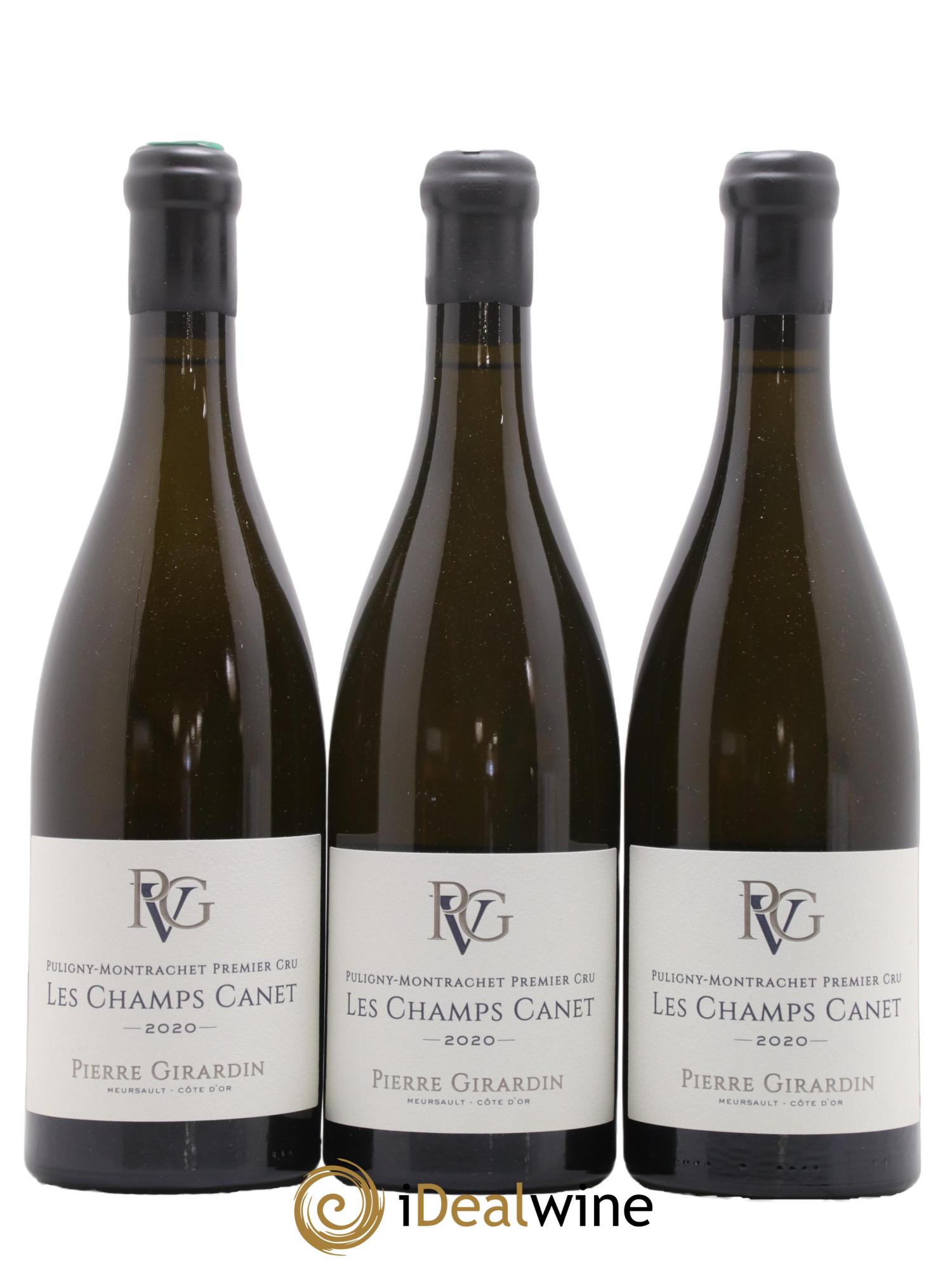 Puligny-Montrachet 1er Cru Les Champs Canets Domaine Pierre Girardin 2020 - Lot de 3 bouteilles - 0