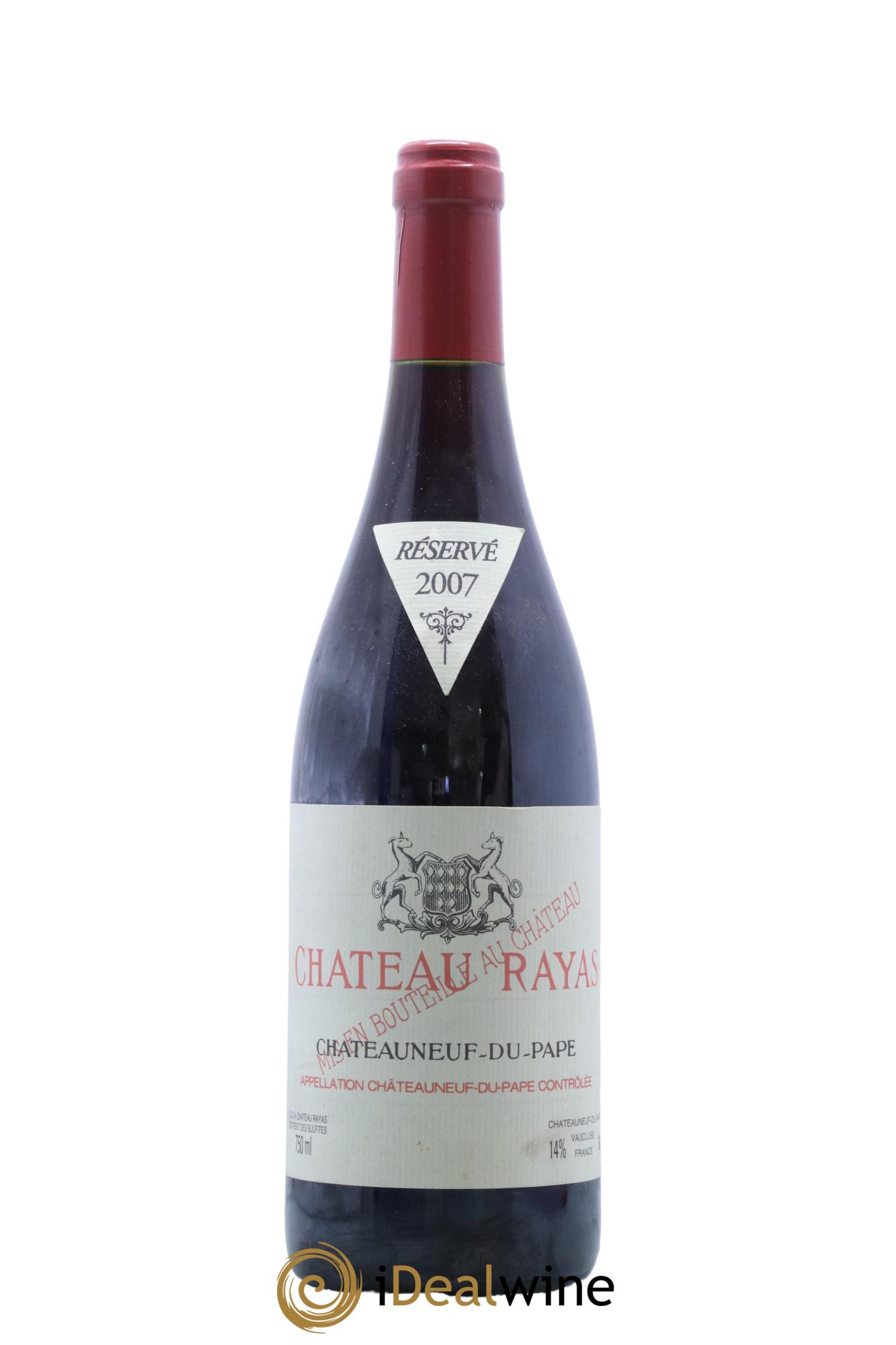 Châteauneuf-du-Pape Château Rayas Emmanuel Reynaud 2007 - Lot de 1 bouteille - 0
