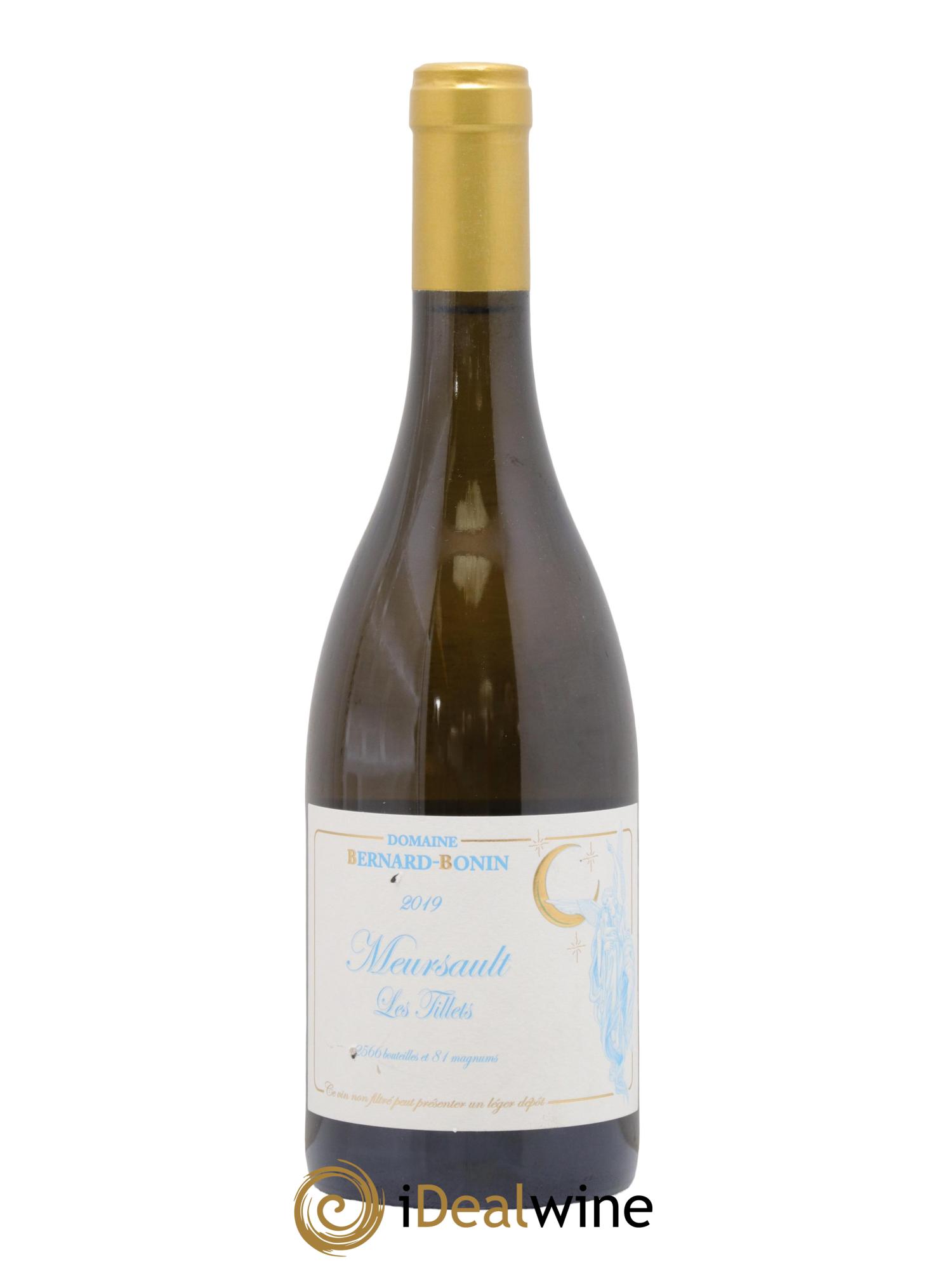 Meursault Les Tillets Bernard Bonin 2019 - Lot of 1 bottle - 0