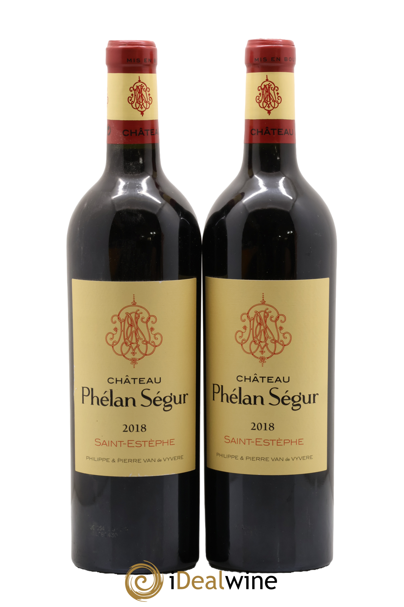 Château Phélan Ségur 2018 - Lot de 2 bouteilles - 0