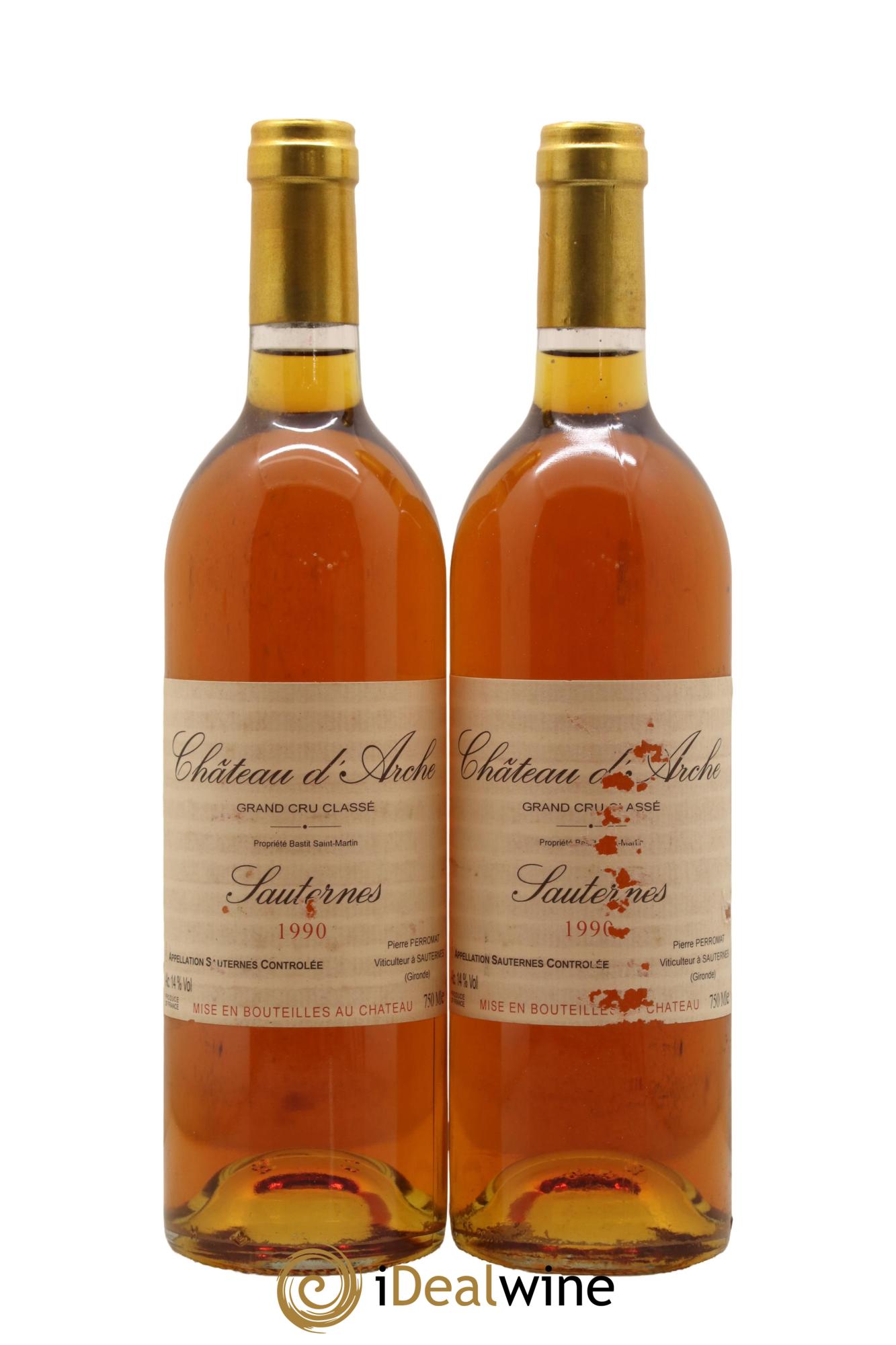 Château d' Arche 2ème Grand Cru Classé 1990 - Lotto di 2 bottiglie - 0
