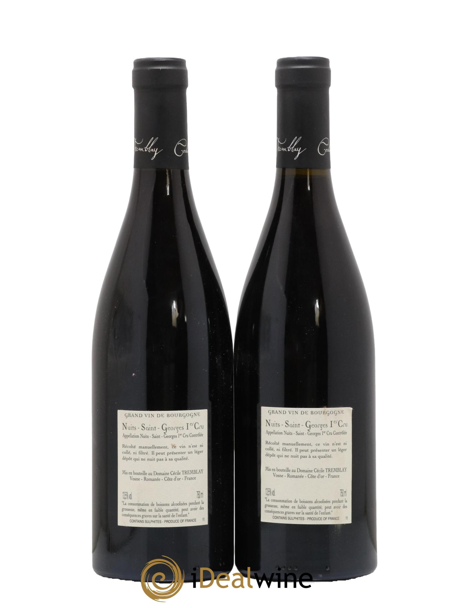 Nuits-Saint-Georges 1er Cru Les Murgers Cécile Tremblay 2015 - Posten von 2 Flaschen - 1