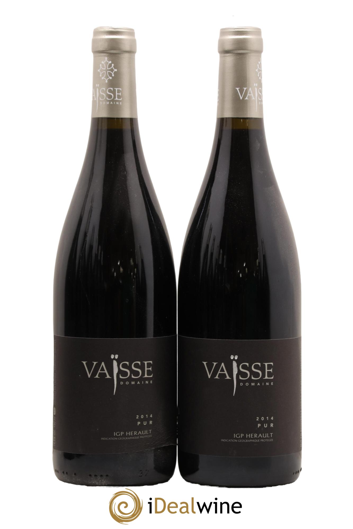Pays d'Hérault Pur Vaisse (Domaine) 2014 - Lot de 2 bouteilles - 0