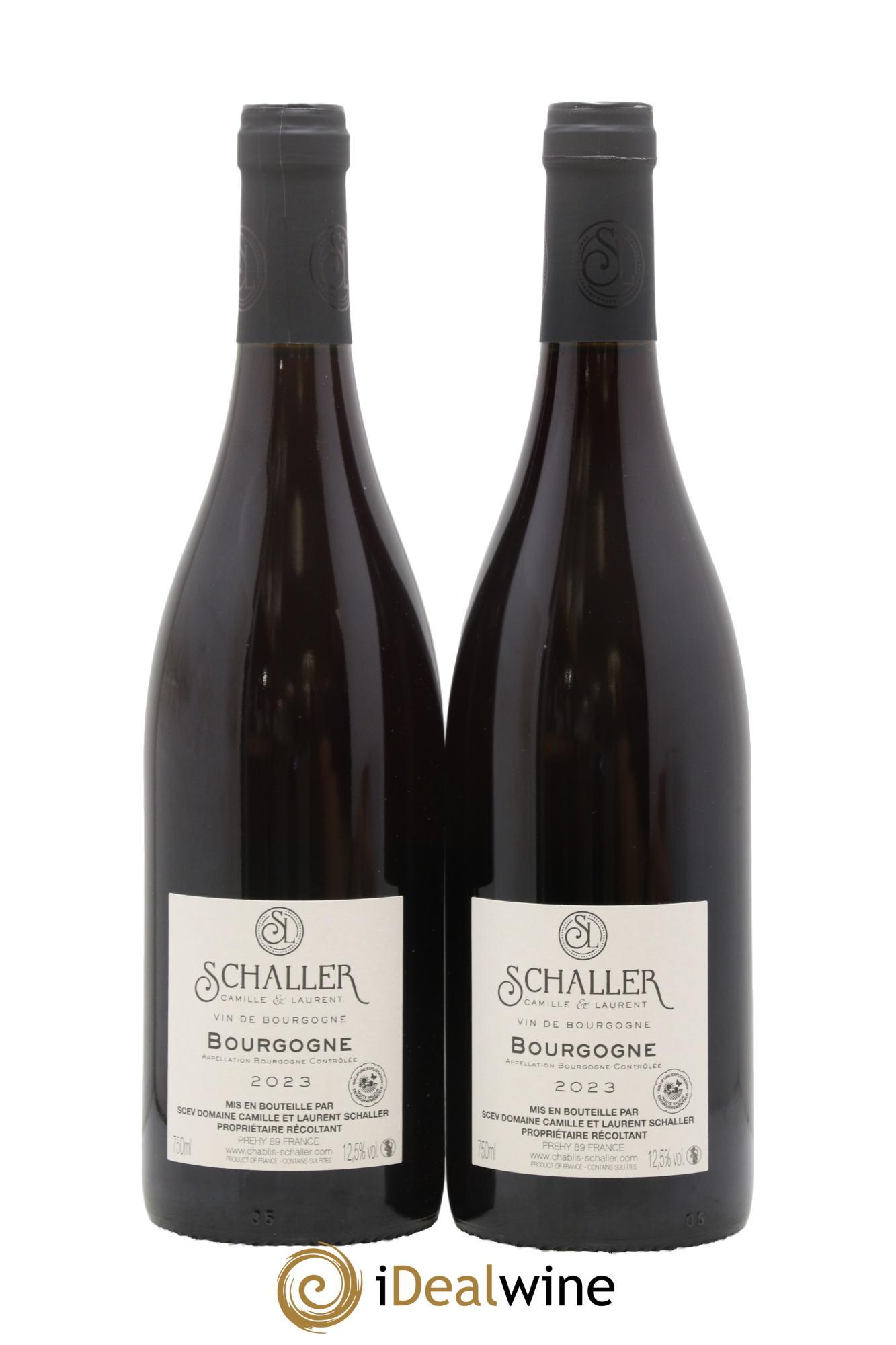 Bourgogne Pinot Noir Camille & Laurent Schaller 2023 - Lot de 2 bouteilles - 1