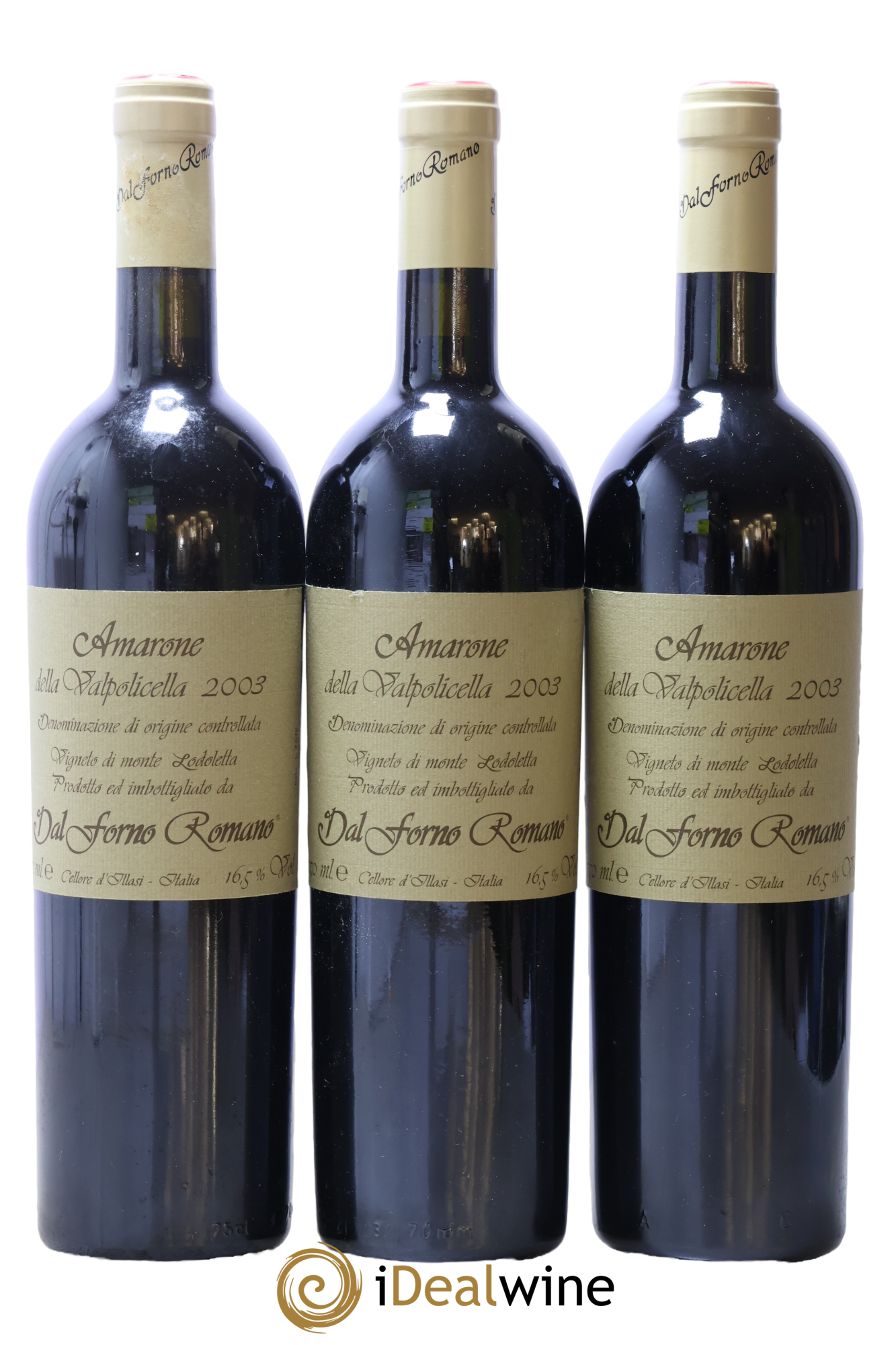Amarone della Valpolicella DOCG Dal Forno Romano 2003 - Lot de 3 bouteilles - 0
