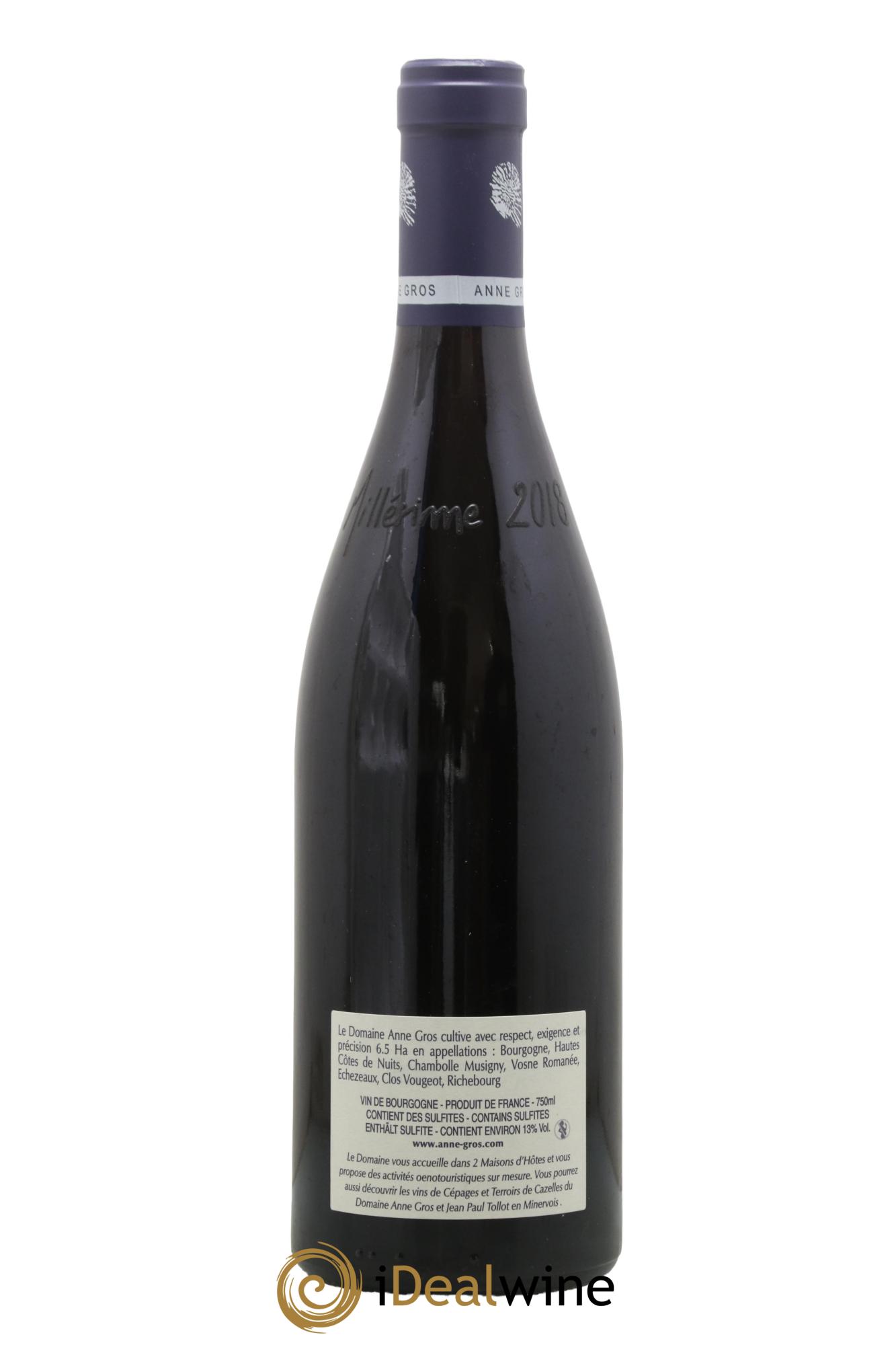 Echezeaux Grand Cru Les Loachausses Anne Gros 2018 - Lot de 1 bouteille - 1