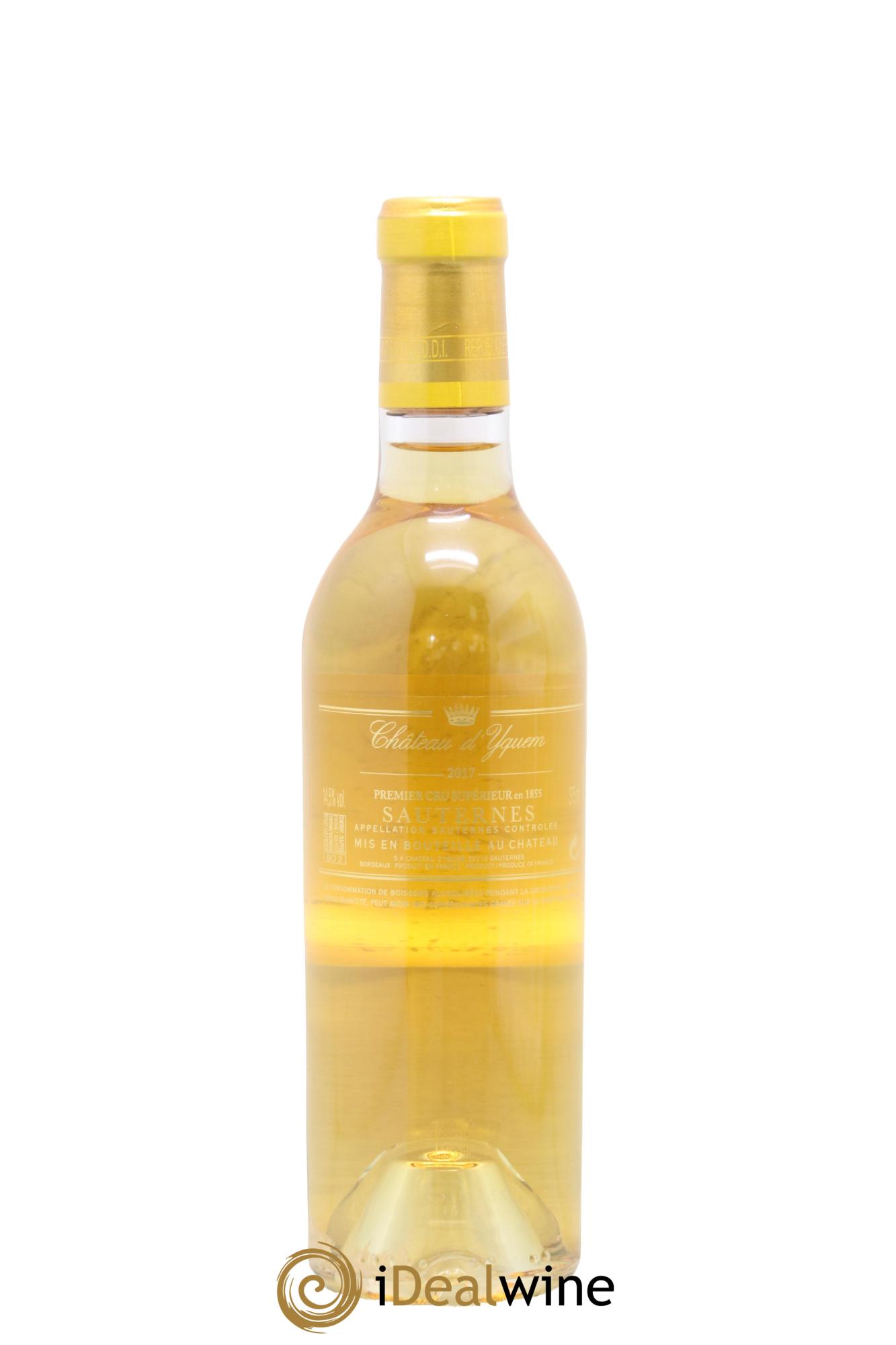 Château d' Yquem 1er Cru Classé Supérieur 2017 - Lot de 1 demi bouteille - 1