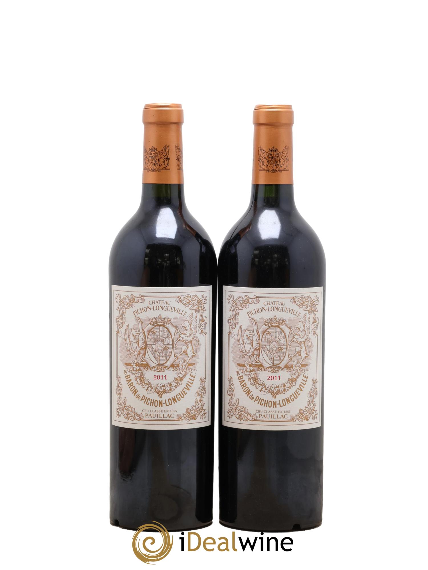 Pichon Longueville Baron 2ème Grand Cru Classé 2011 - Lot of 2 bottles - 0