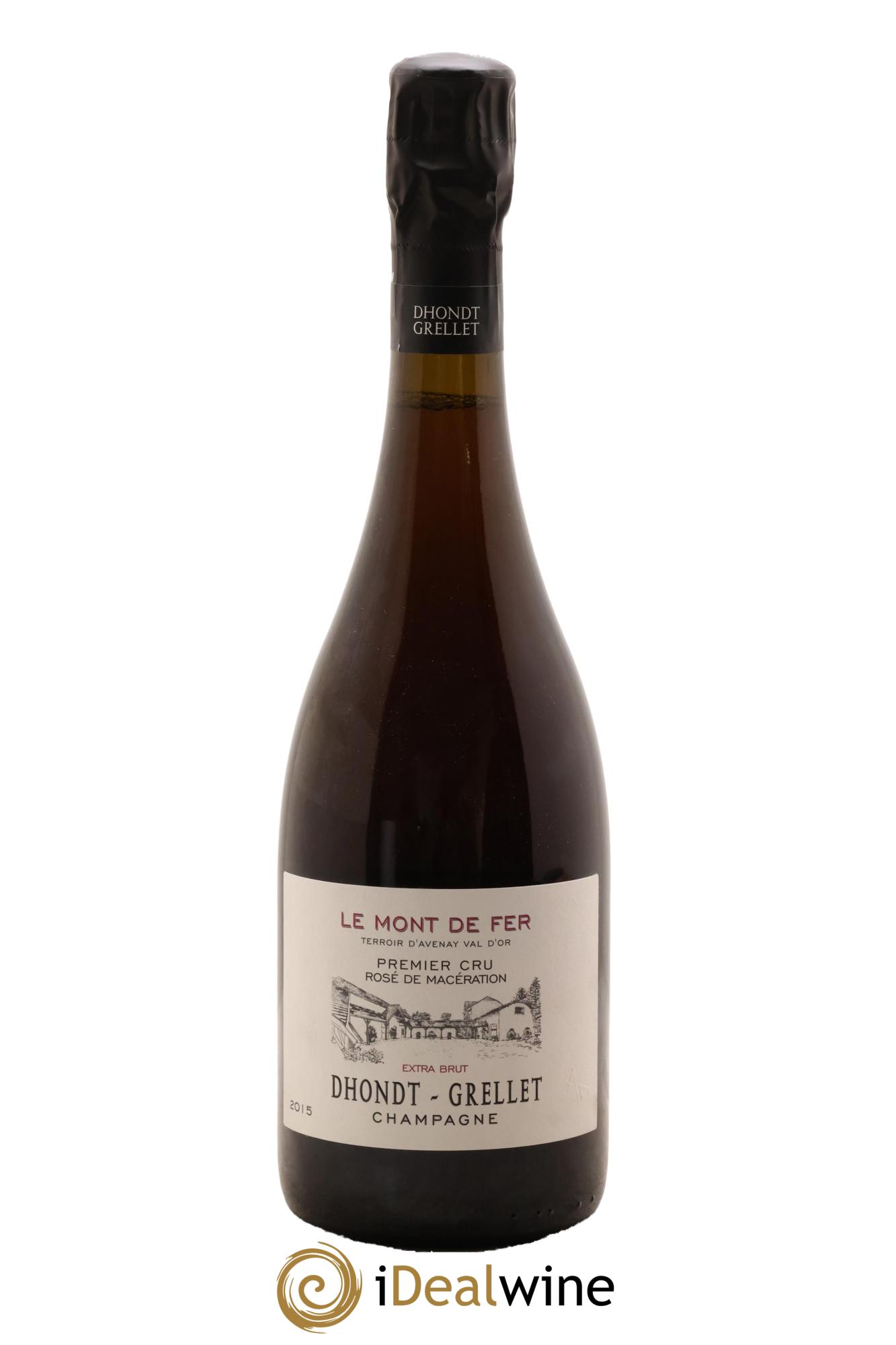 Le Mont de Fer Rosé de macération Extra-Brut Dhondt Grellet 2015 - Lot de 1 bouteille - 0
