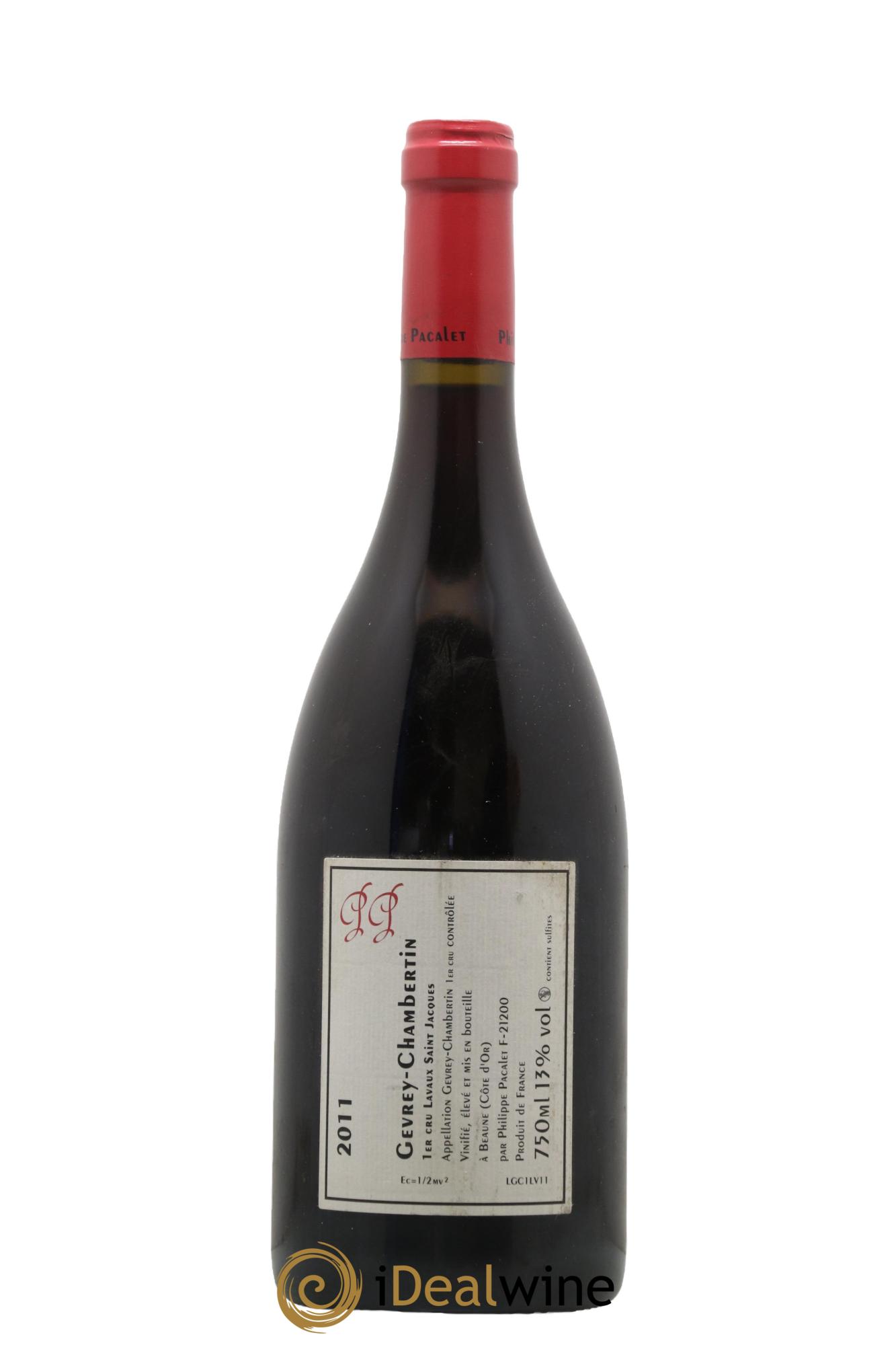 Gevrey-Chambertin 1er Cru Lavaux Saint-Jacques Philippe Pacalet 2011 - Lotto di 1 bottiglia - 1