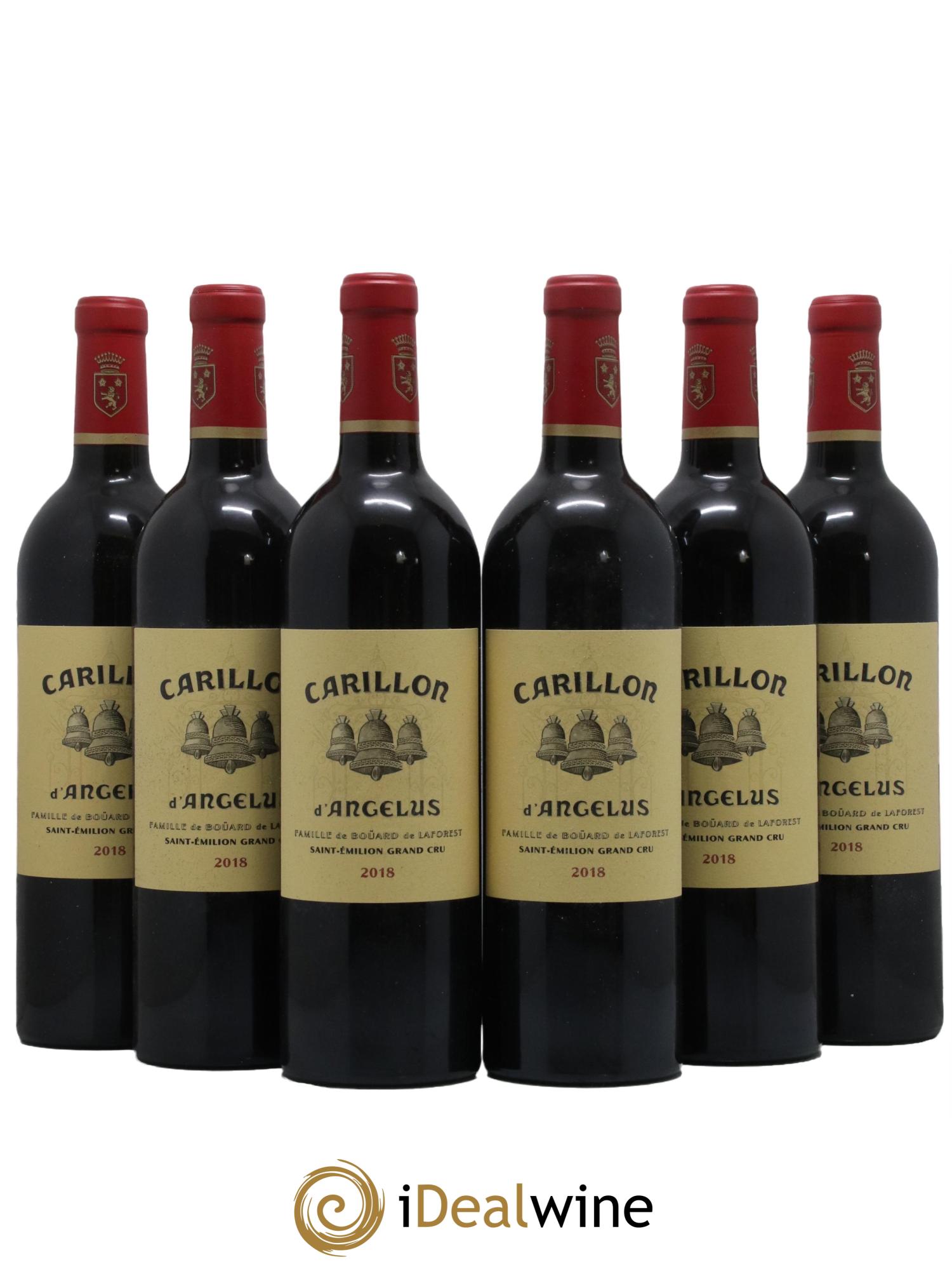 Le Carillon de l'Angélus Second Vin 2018 - Lot de 6 bouteilles - 0