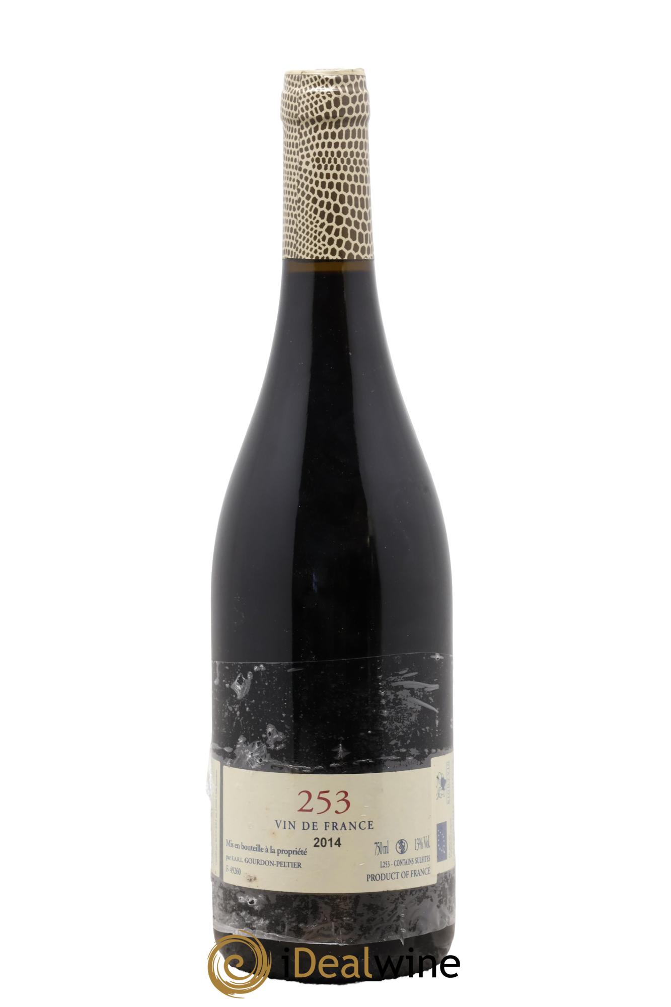 Vin de France 253 Cuvée Surclassée Philippe Gourdon 2014 - Lot de 1 bouteille - 1